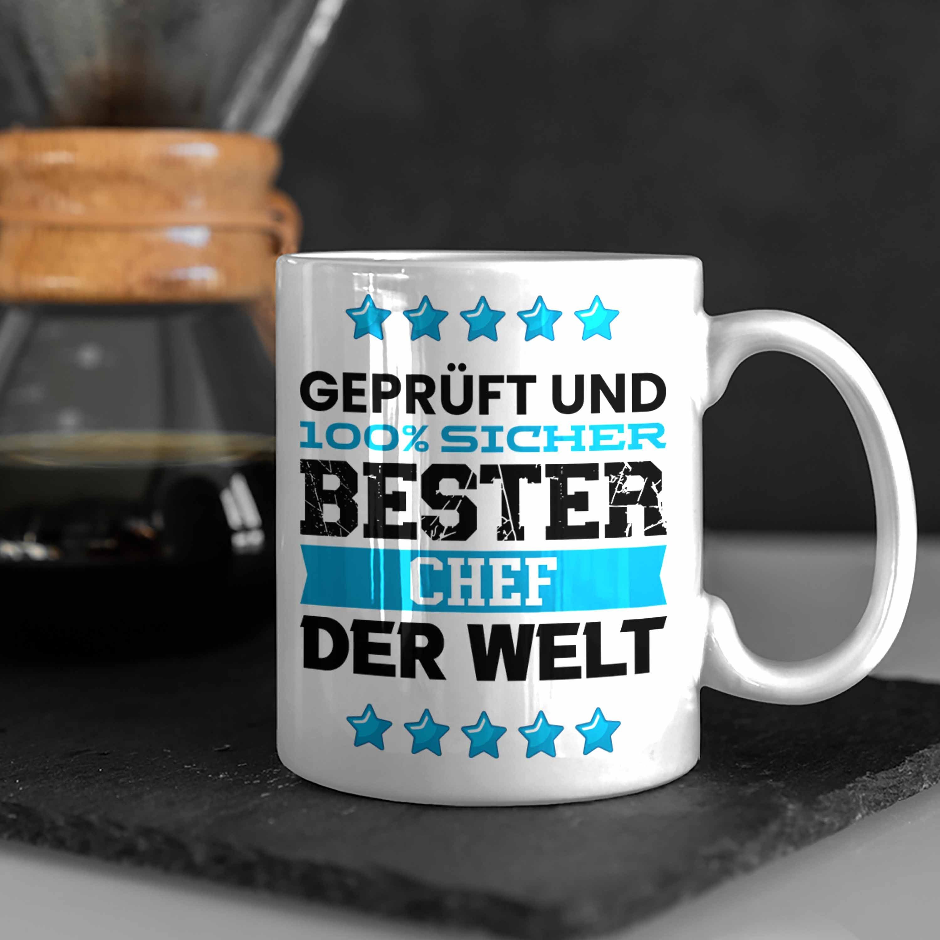 Chef Trendation Tasse Tasse für - Geburtstag Welt Chef Trendation Weiss Bester Geschenk Der