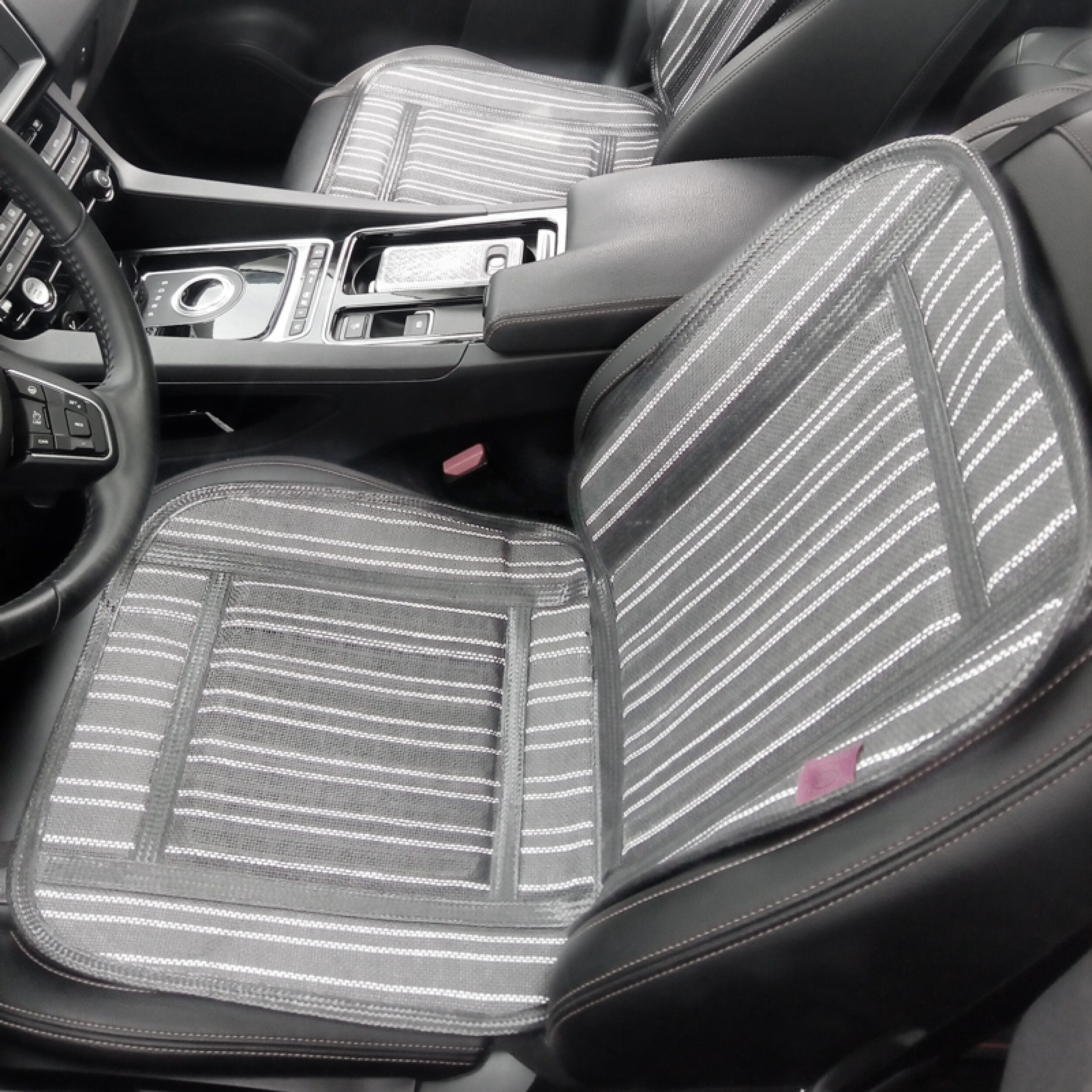 HEYNER Autositzauflage belüftete Klimasitzauflage Auto kühlend atmungsaktiv vorn Pkw Lkw, 1-tlg.