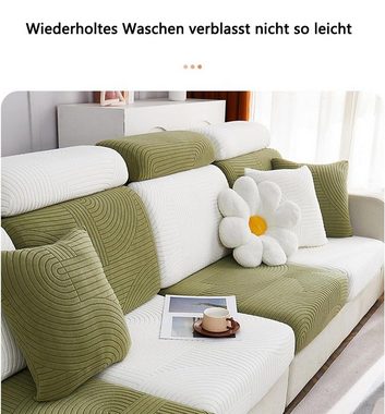 Sofahusse Sofahusse Sofa Sitzbezüge Schonbezug, Elastic Stretch Sofasitzbezug, Fivejoy, mit elastischer Unterseite