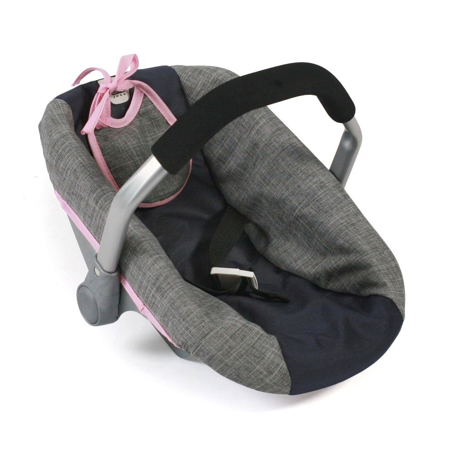 Puppen Autositz 708 26 Puppen-Autositz, Melange grau-navy