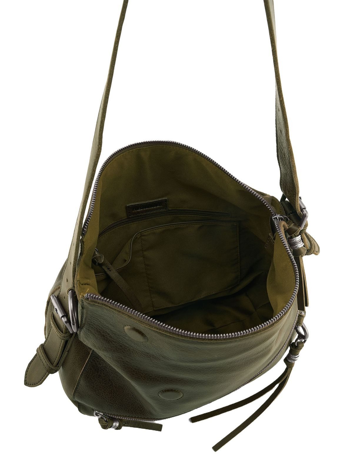 FREDsBRUDER Schultertasche Shoulderbag, aus echtem Leder