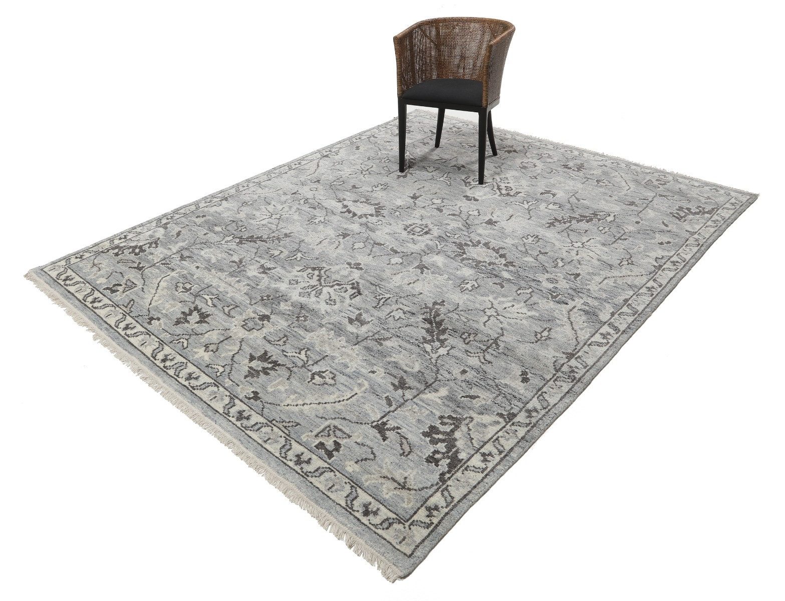 Carpet Avenue Teppich Indo Gabbeh 296x238, Rechteck, Höhe: 10 mm