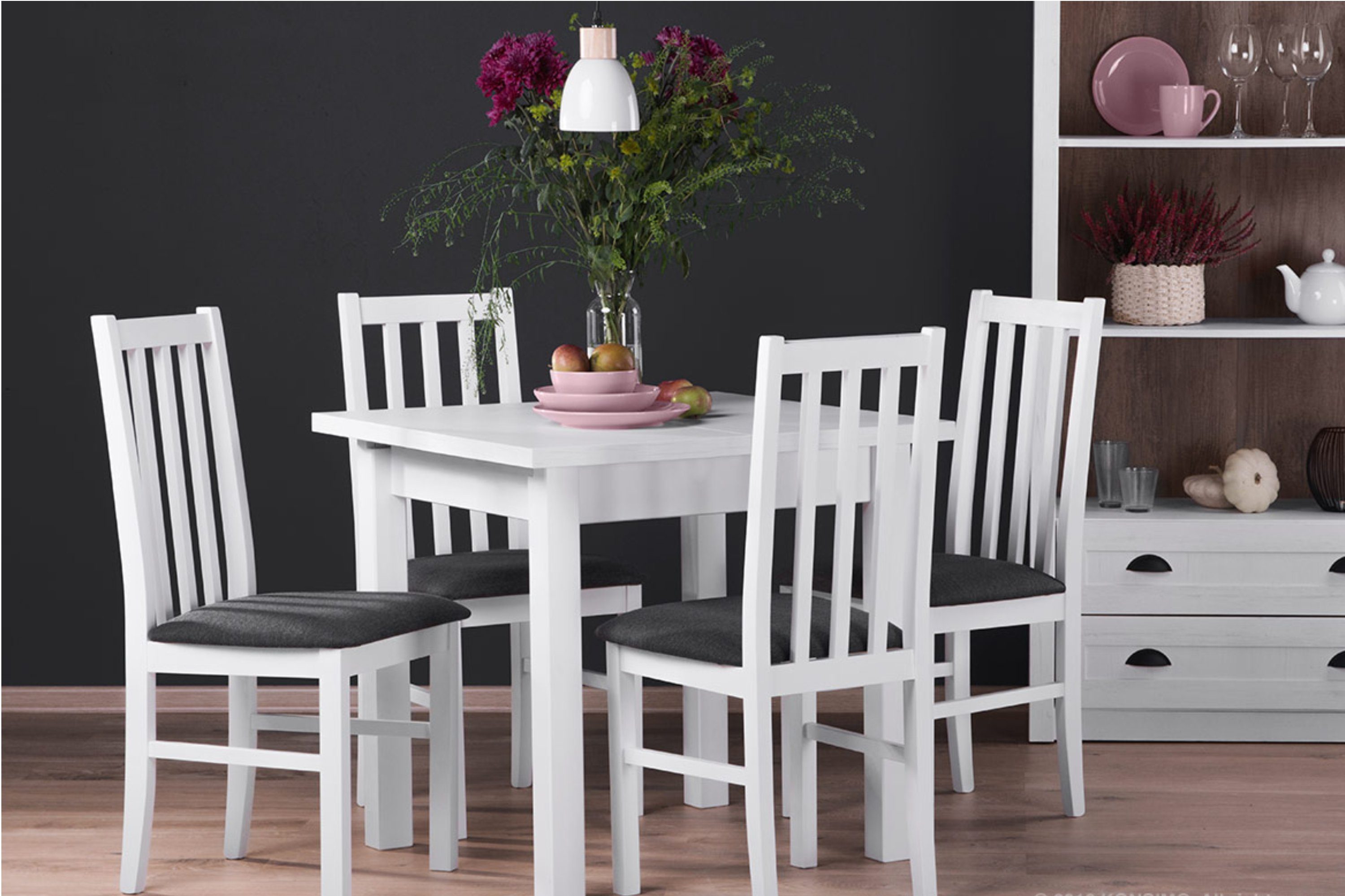 KONSIMO® Esstisch SALUTO Esszimmertisch Küchentisch 80x80cm, günstig online kaufen