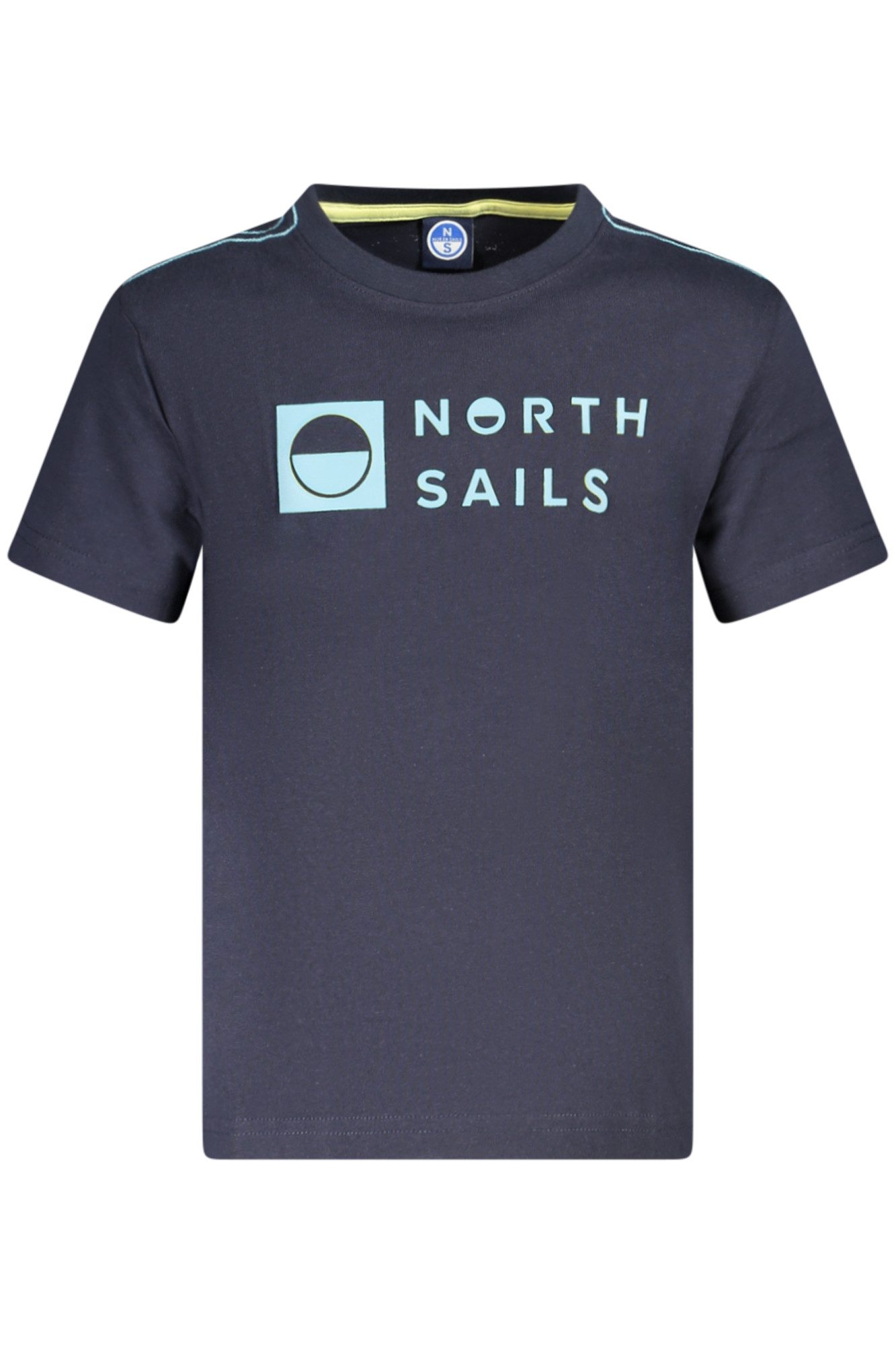 North Sails T-Shirt Stylisches Kinder T-Shirt Blau mit Grafik und Logo