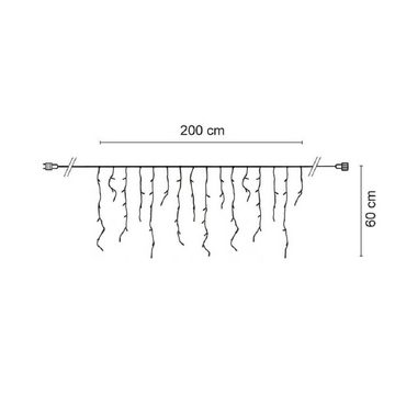 Markslöjd LED-Lichterkette Chrissline Combi 230V-System 2m