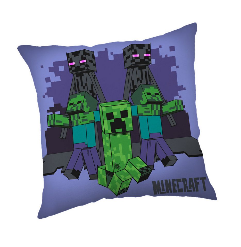 Minecraft Dekokissen Minecraft Creeper Kissen, 40 x 40 cm, superweich