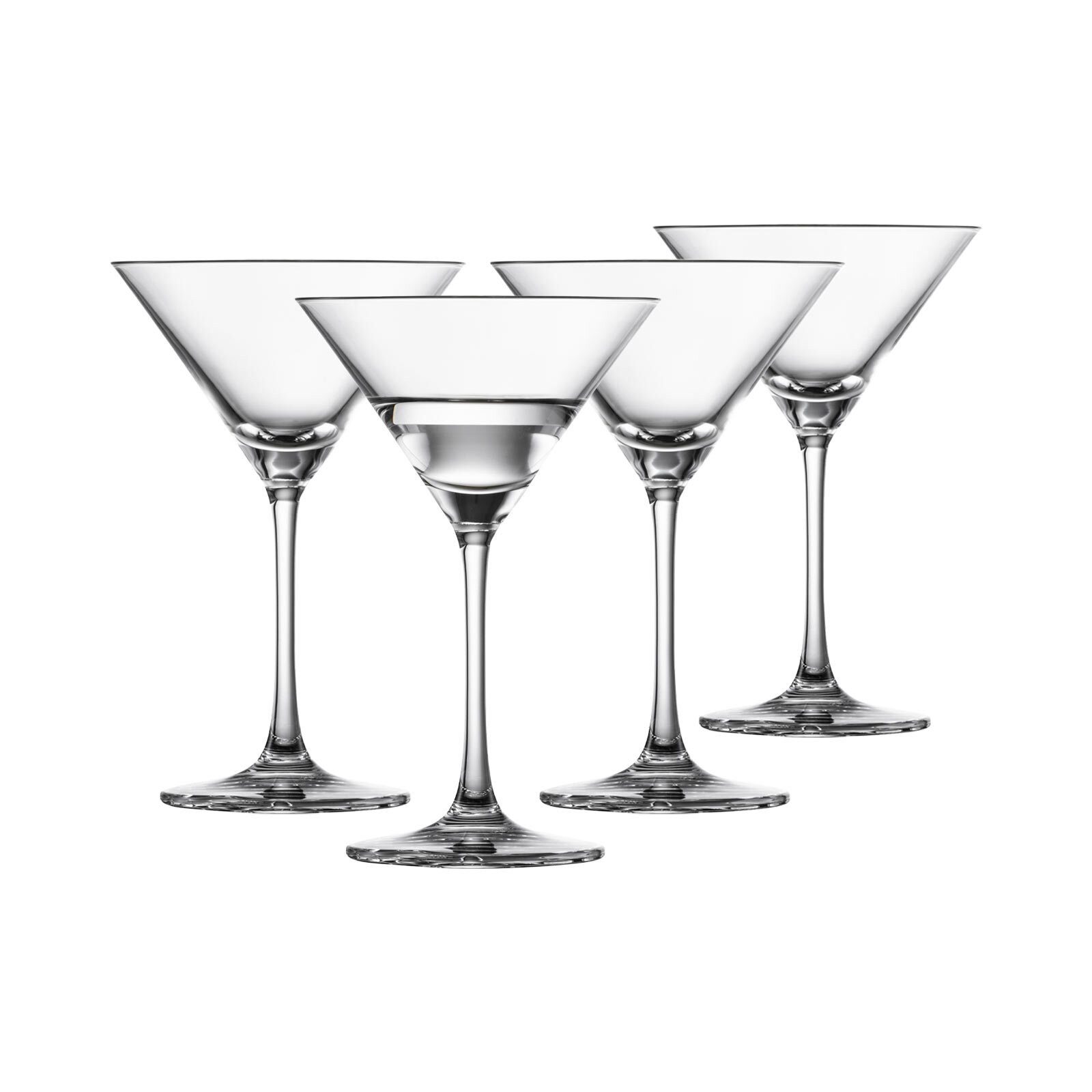 Zwiesel Glas Martiniglas ECHO Martinigläser 166 ml 4er Set, Glas