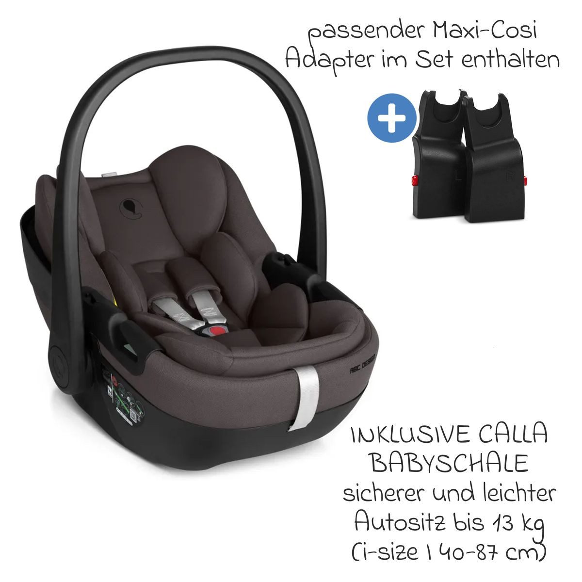ABC Design Kombi-Kinderwagen Salsa Core - Falcon, 3in1 Kinderwagen Buggy Set mit Babywanne, Babyschale Calla & Sportsitz