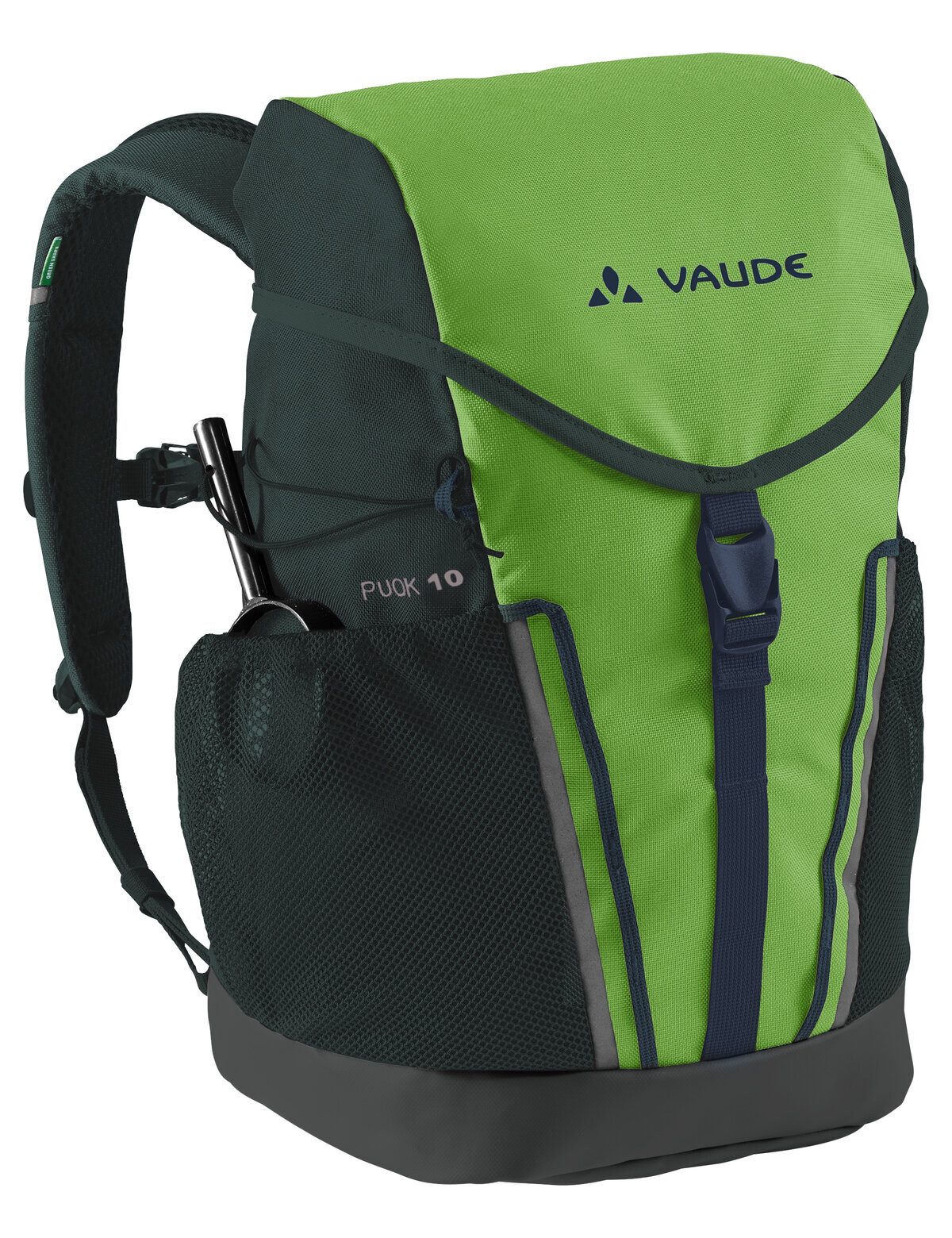 VAUDE Trekkingrucksack Puck 10, Kinderrucksack inklusive Regenhülle und Sitzmatte, 10 Liter