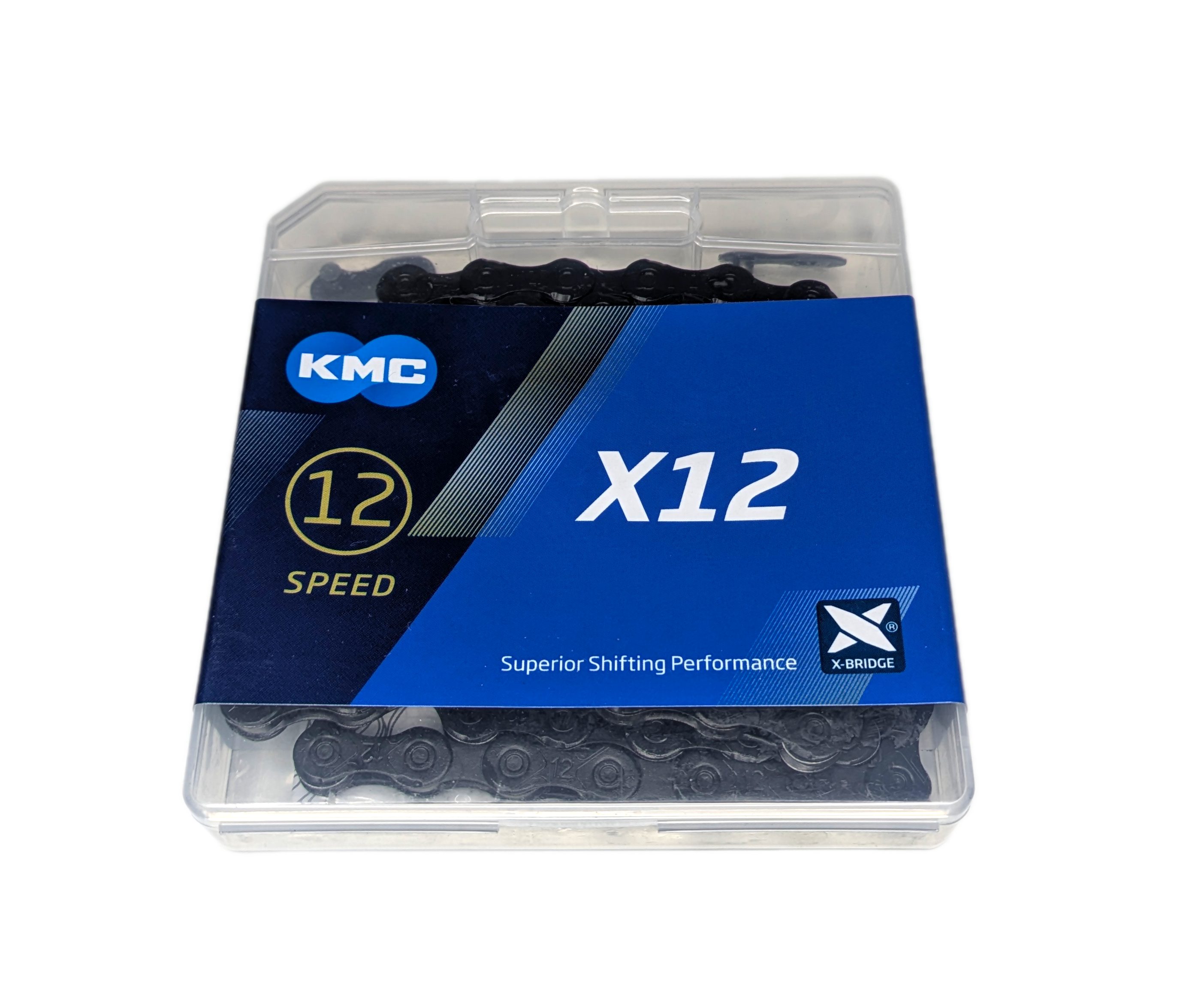 Fahrradkette KMC X12 Kette 126 Links 1/2 x 11/128 Farbe Schwarz