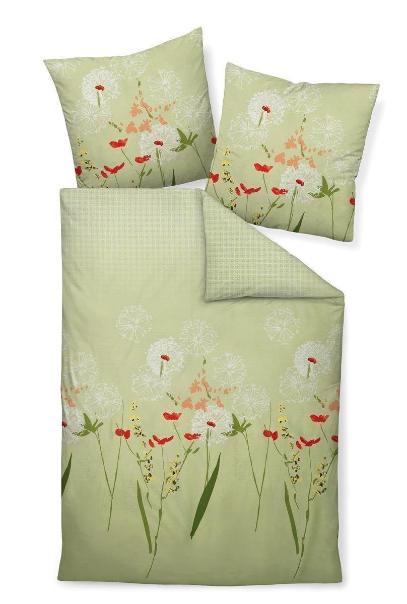 Bettwäsche »Janine Moments Mako Satin Bettwäsche 135x200 Puste«, Janine ...
