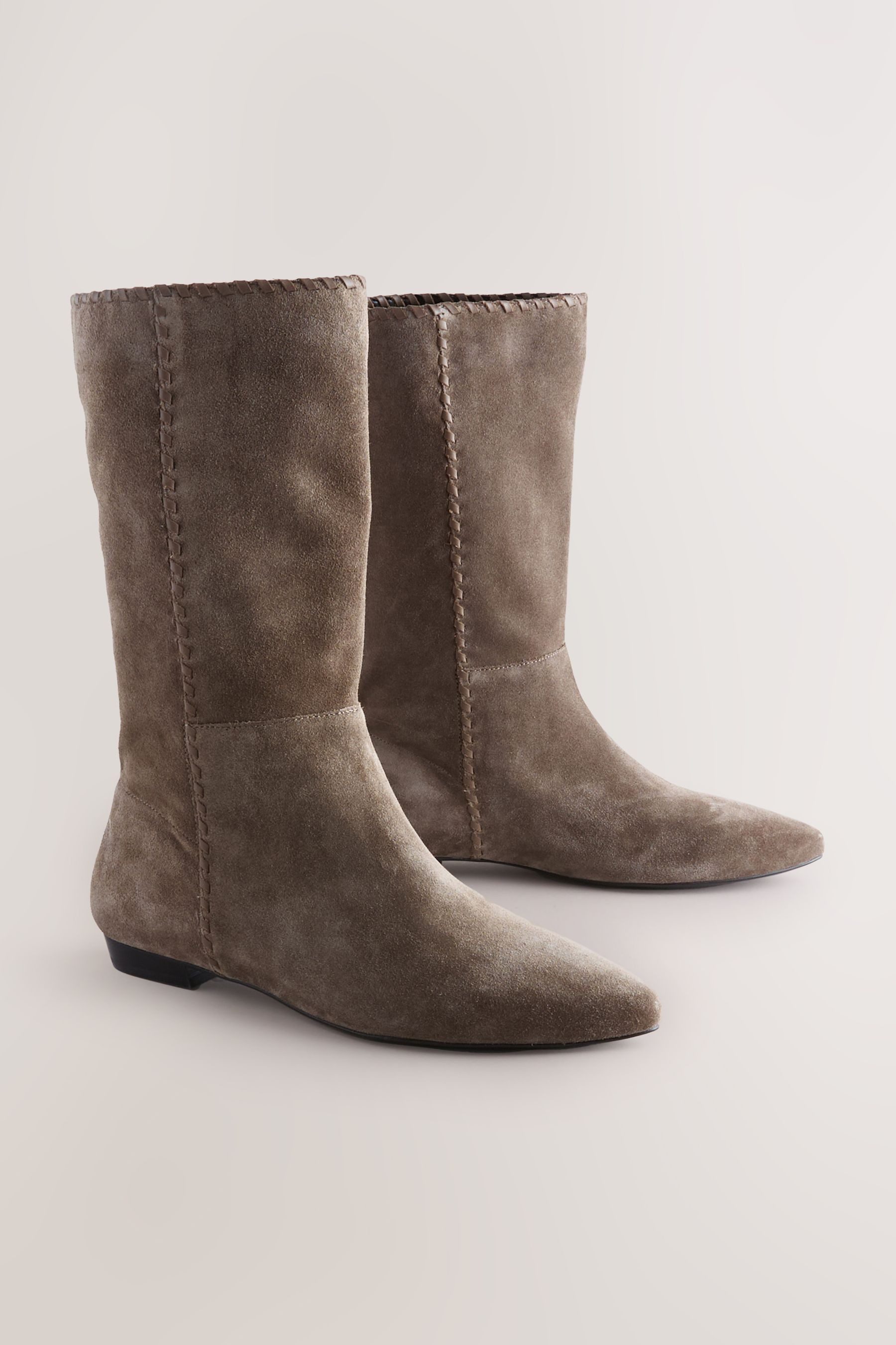 Next Forever Comfort® Midi-Schlupfstiefel, Nahtdetail Stiefel günstig online kaufen