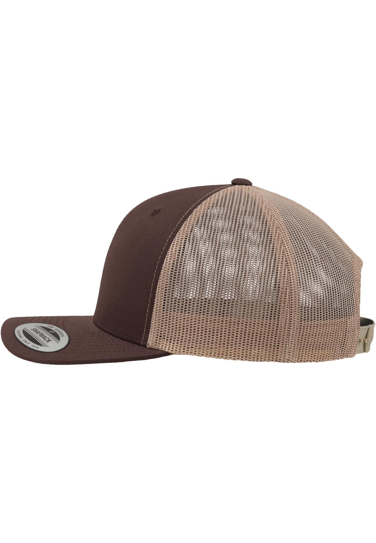 Trucker Flex brown/khaki Retro Cap Flexfit Accessoires 2-Tone