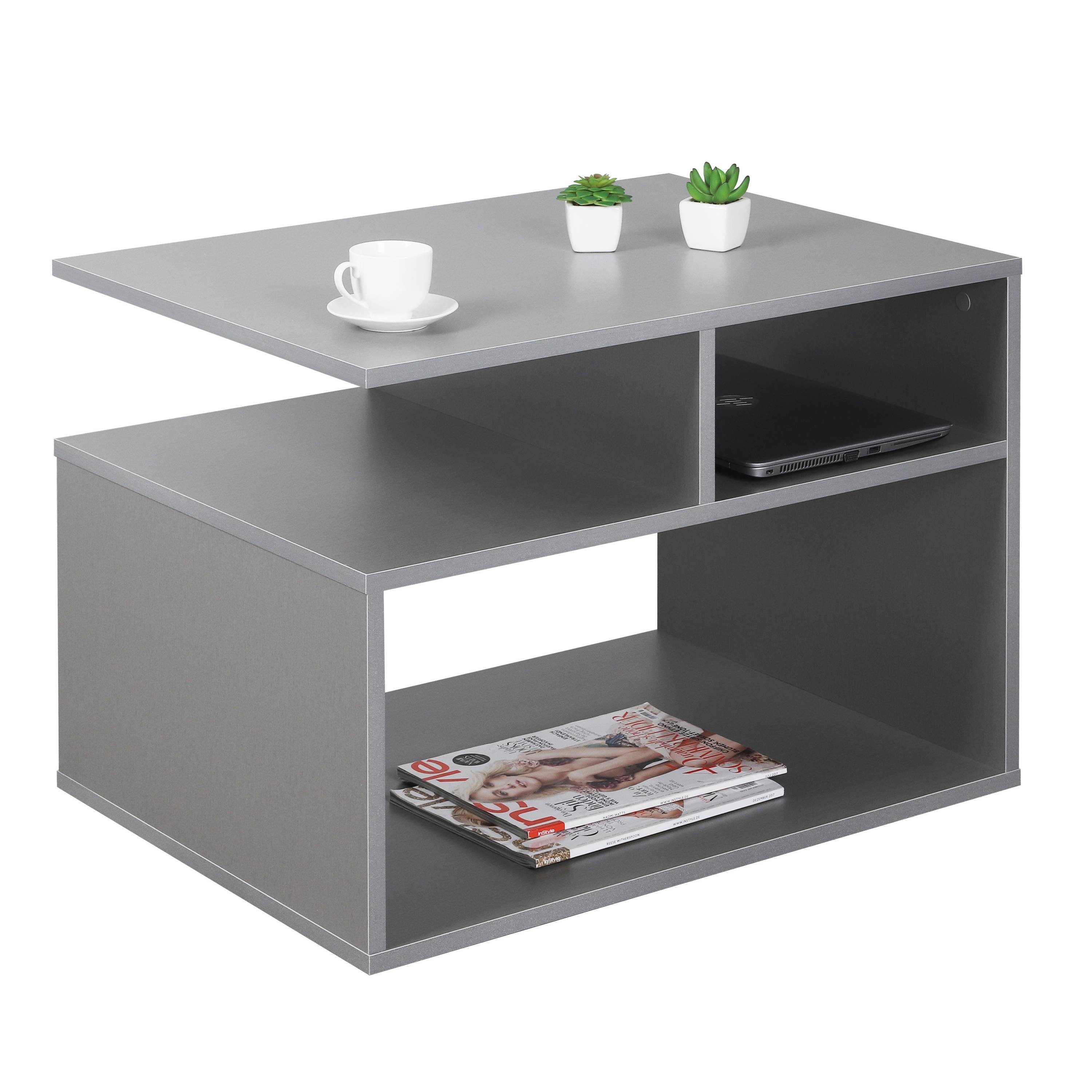 RICOO Couchtisch WM095-PL (1-St), Sofatisch mit Stauraum Wohnzimmer Tisch B günstig online kaufen