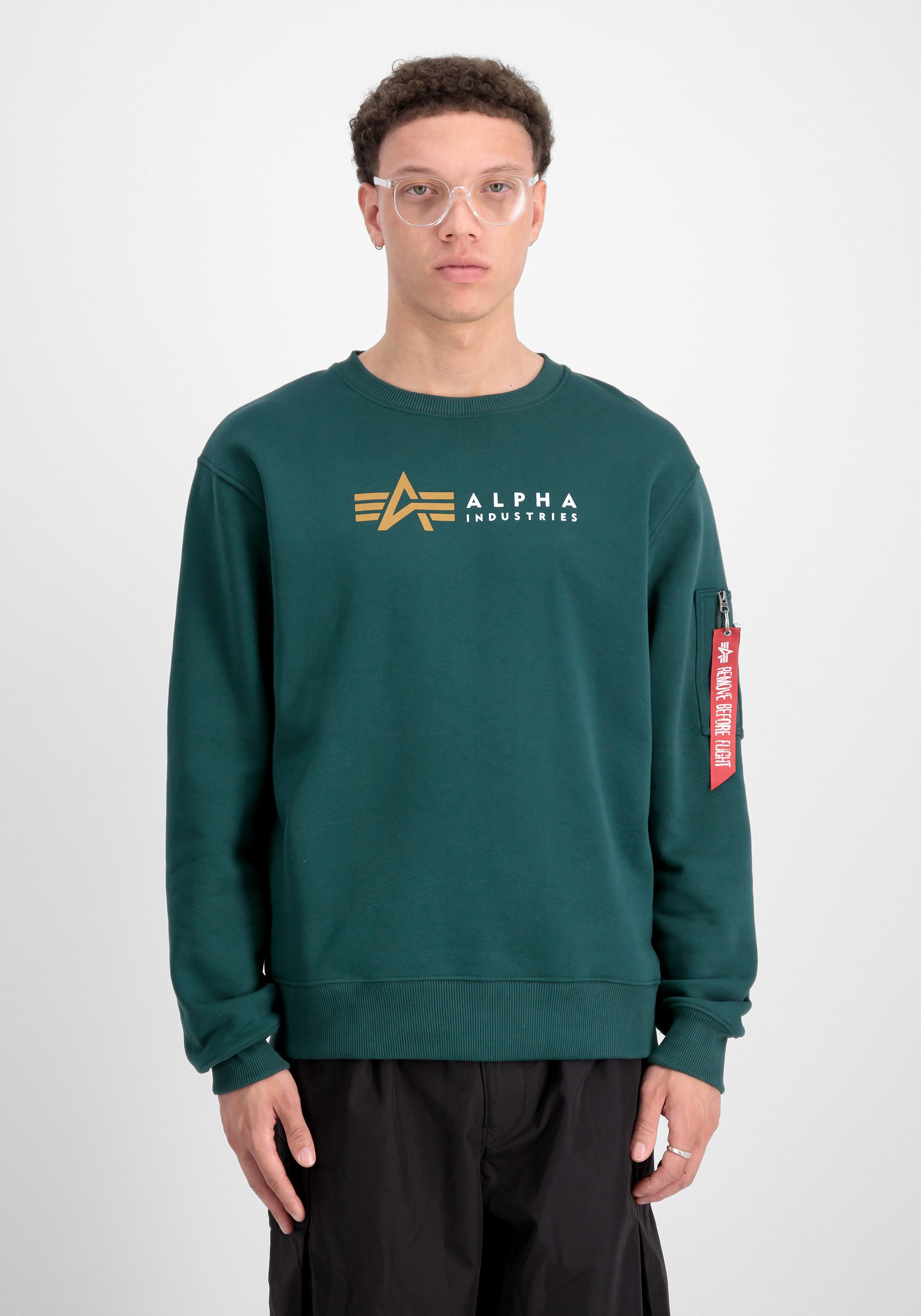 Alpha Industries Sweater Alpha Label Sweatshirt günstig online kaufen