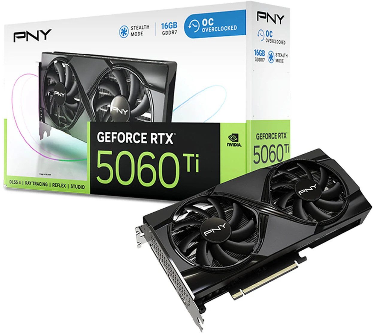 PNY GeForce RTX5060 Ti 16GB DDR7 OC Grafikkarte (16 GB)