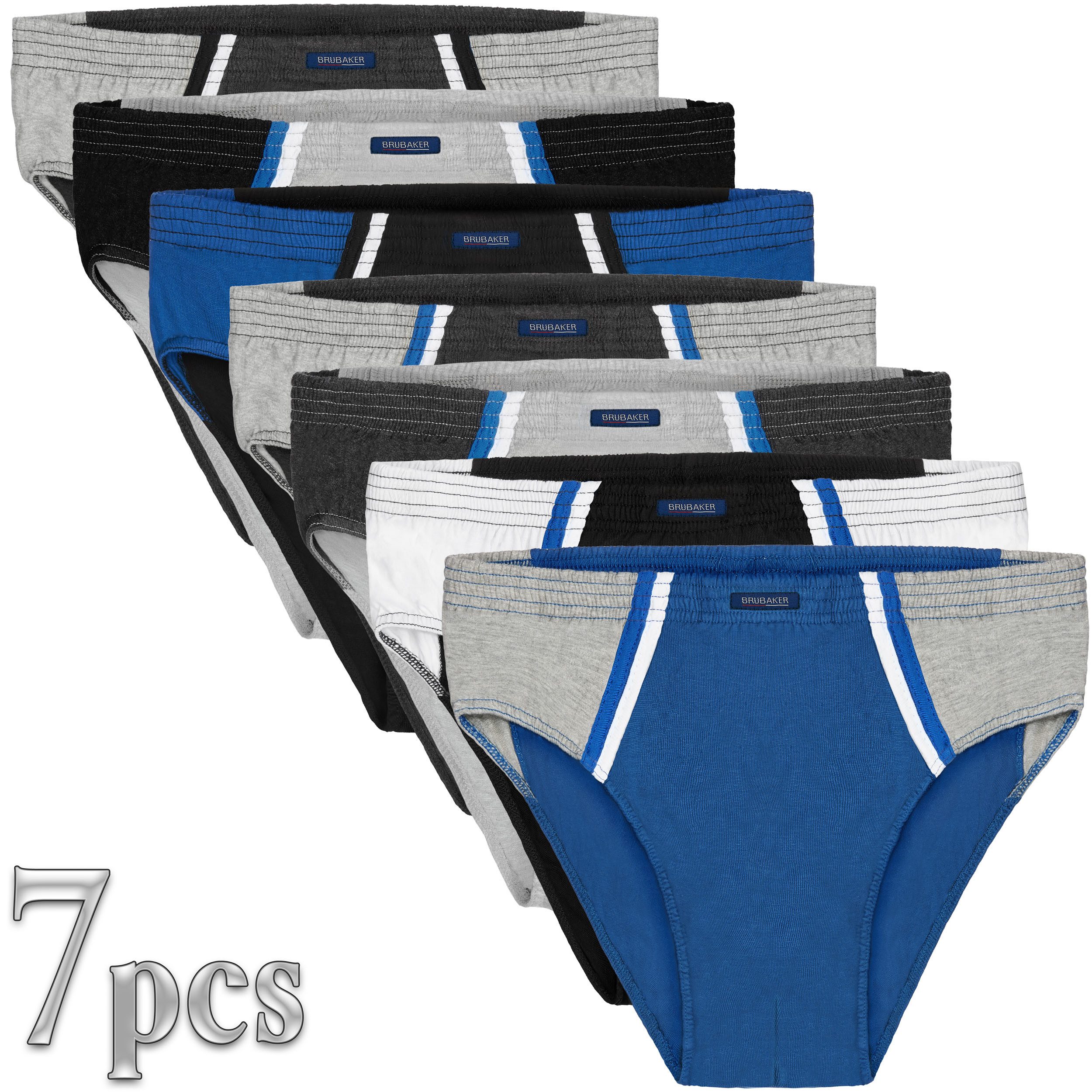 Slip 7er Pack Herren Sportslips - Farbige Slips aus Baumwolle
