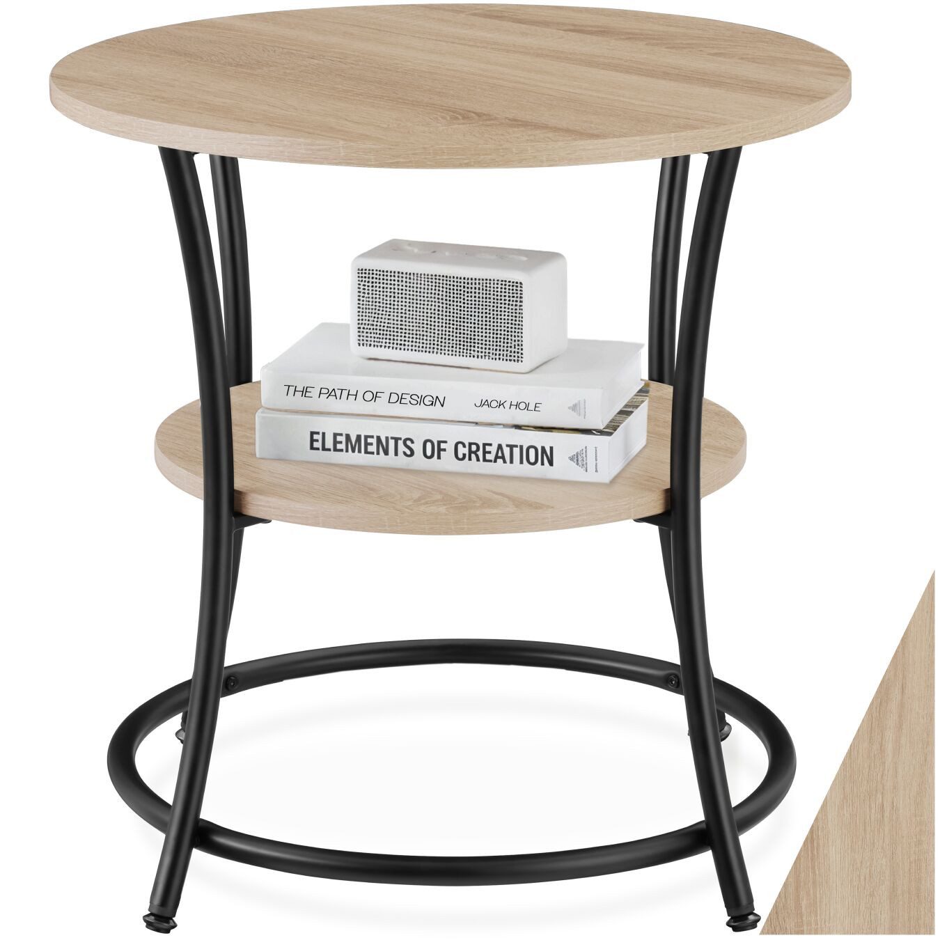 tectake Beistelltisch Couchtisch Saint Louis 55x56cm günstig online kaufen