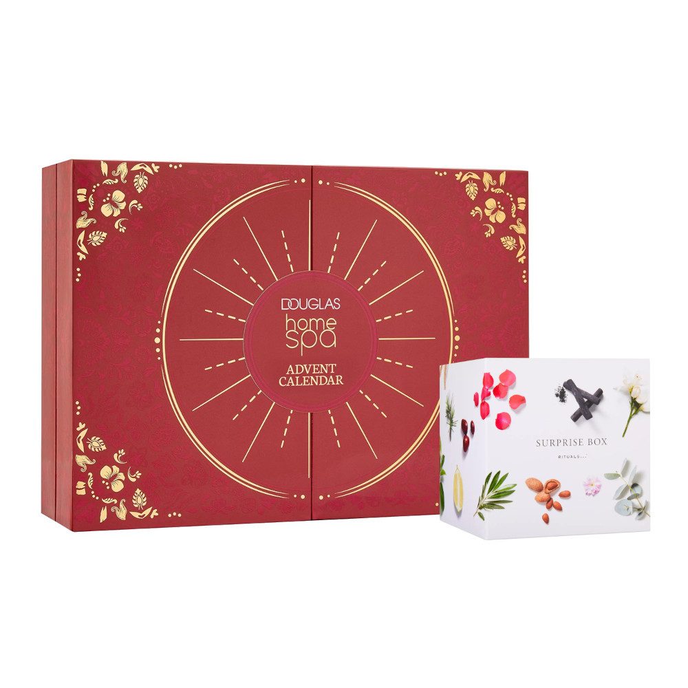 Douglas Adventskalender Douglas Home Spa Adventskalender 2025 + Rituals Surprise Box (25-tlg), Wellness-Bundle mit Spa-Adventskalender & Rituals Surprisebox
