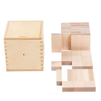 SINA® Spielzeug GmbH Lernspielzeug Holzspielzeug Fröbelgaben 6 für Kinderkrippe LxBxH 180x180x183mm NEU