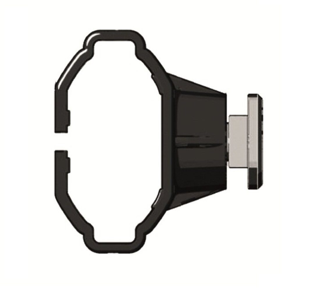 CASCO Lampenfassung CASCO PF 1000 Stablampenhalter Schwarz