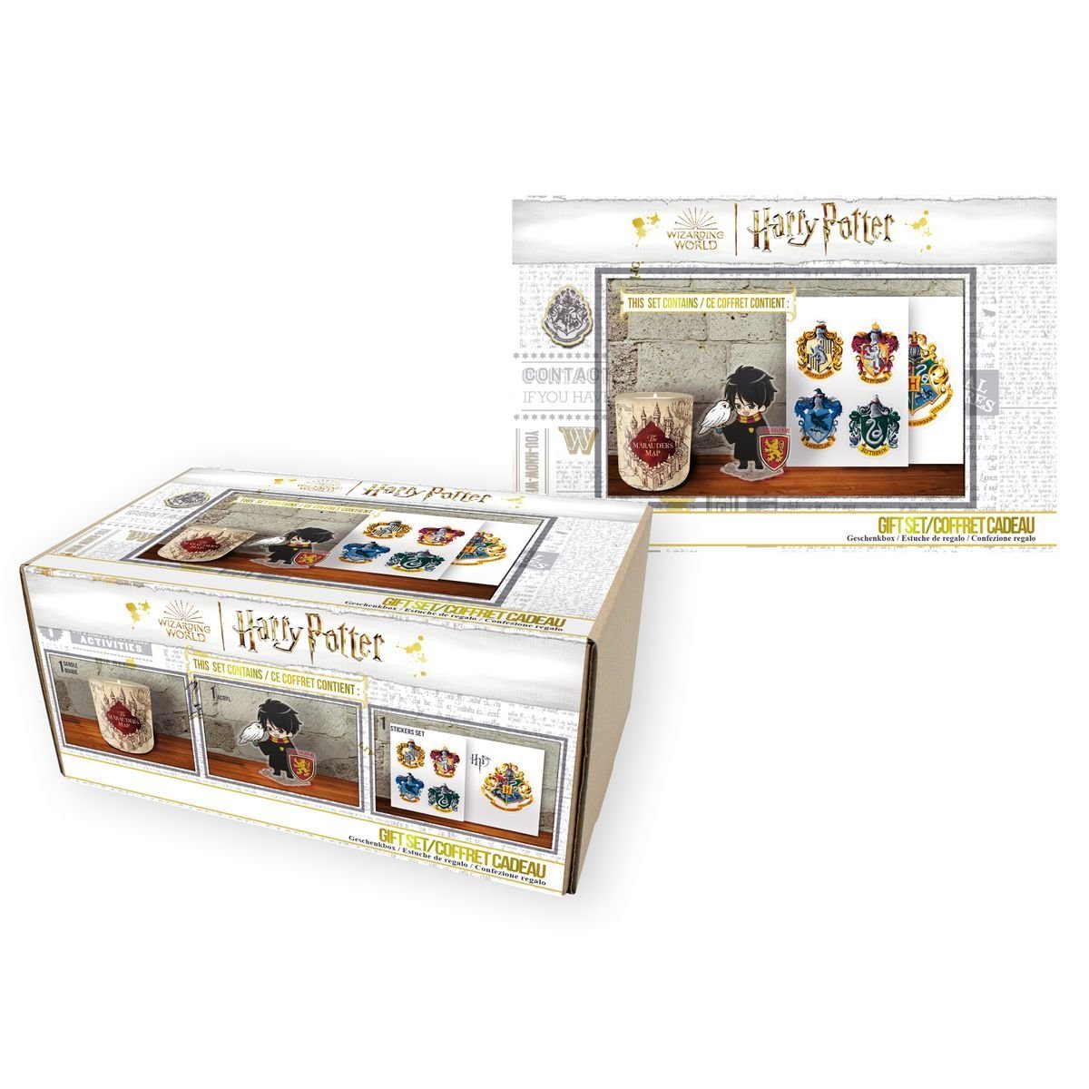 Harry Potter Fanpaket Geschenkbox – 4-teiliges Set Mit Quidditch-Motiven, Ideal Für Potter-Fans
