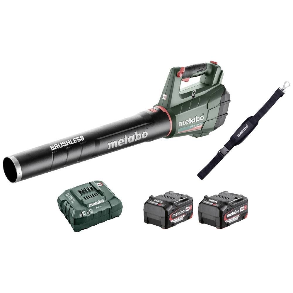 metabo Akku-Laubbläser 18-Volt-Akku-Laubbläser 601607650, inkl. 2. Akku, inkl. Ladegerät