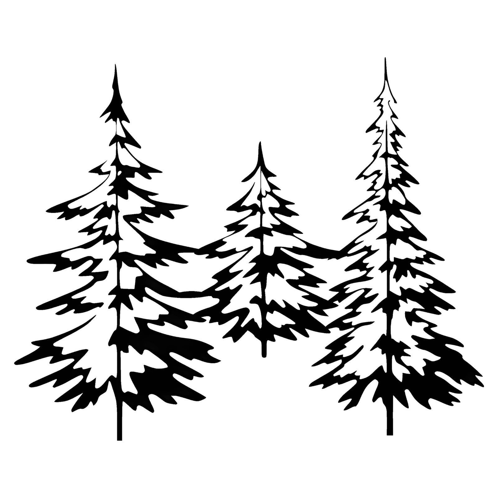 Wanddekoobjekt Metall Weihnachtsbaum Wanddekorationen, Wald Wanddekorationen, Bäume