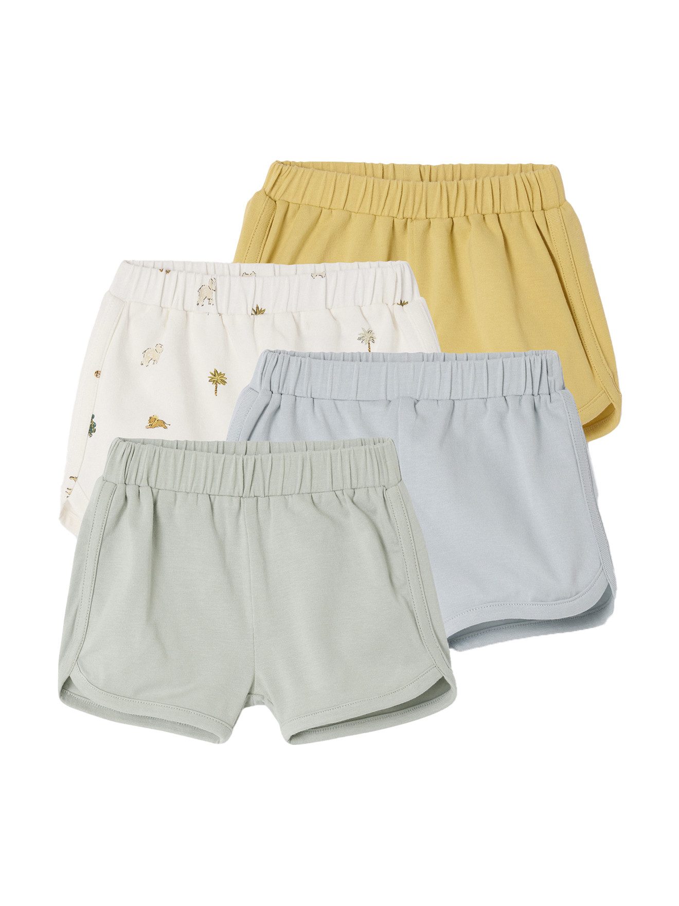 Boxershorts Bio-Kollektion: 4er-Pack Jungen Baby Shortys