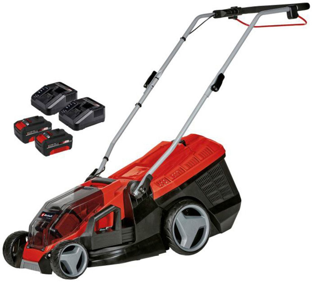 Einhell Akkurasenmäher GE-CM 36/36 Li SET, 36 cm Schnittbreite, (Set), mit 2 Akkus und Ladegerät