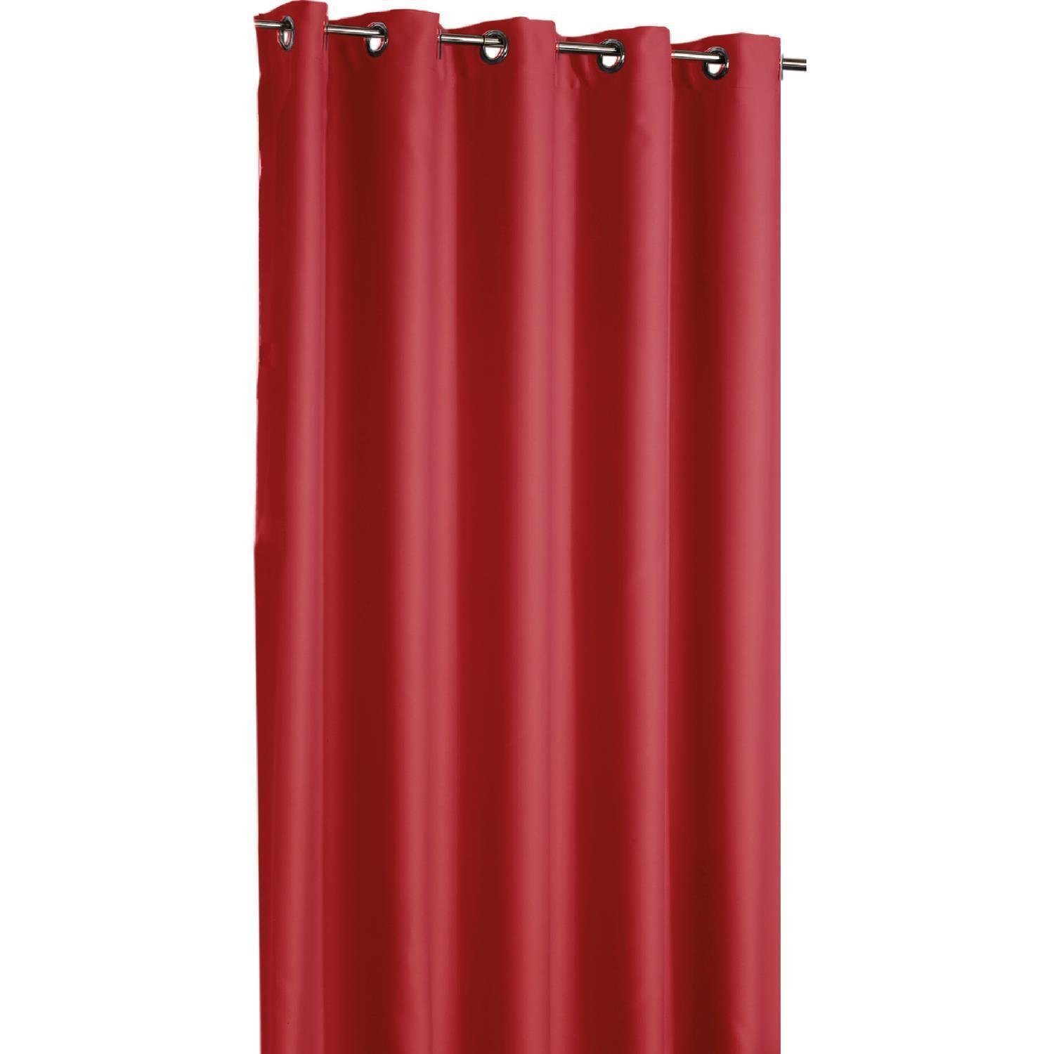 Arsvita Verdunkelungsgardine Ösen Shadow 135 cm x 175 cm Schwarz günstig online kaufen