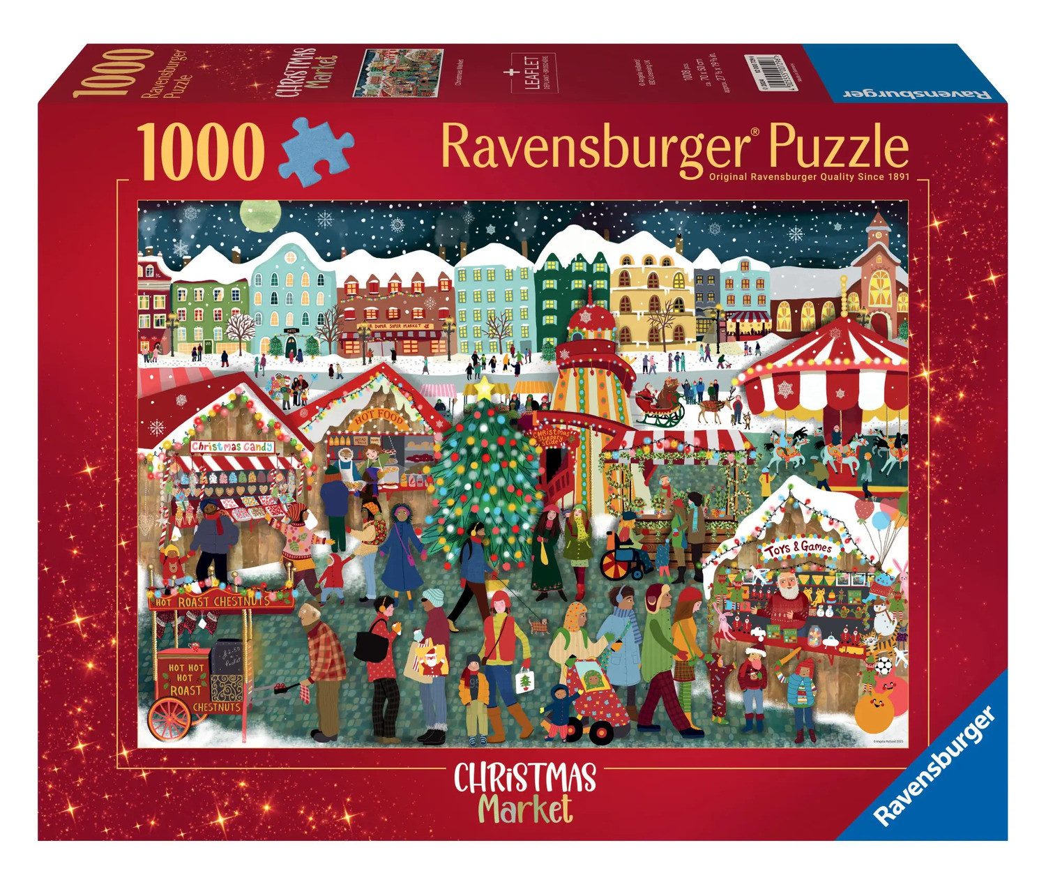 Ravensburger Puzzle Erwachsenenpuzzle 1000 Teile - Christmas Market, 1000 P günstig online kaufen