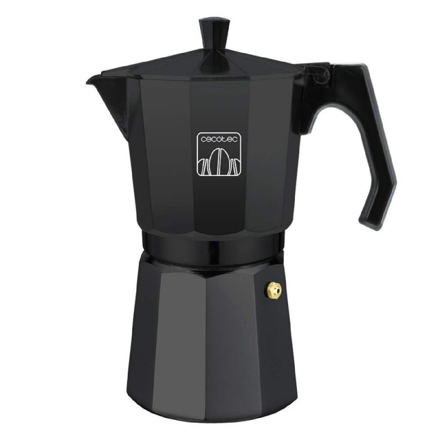 Cecotec Mokkamaschine, 1l Kaffeekanne, Cumbia Mokclassic 1200 Black