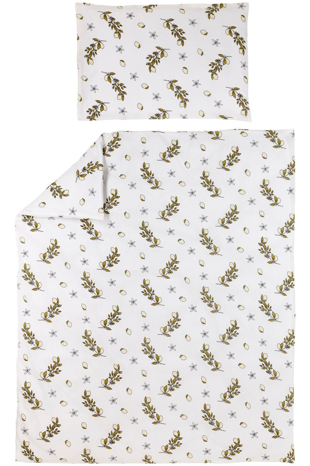 Meyco Baby Kinderbettwäsche Lemon Soft Yellow, günstig online kaufen