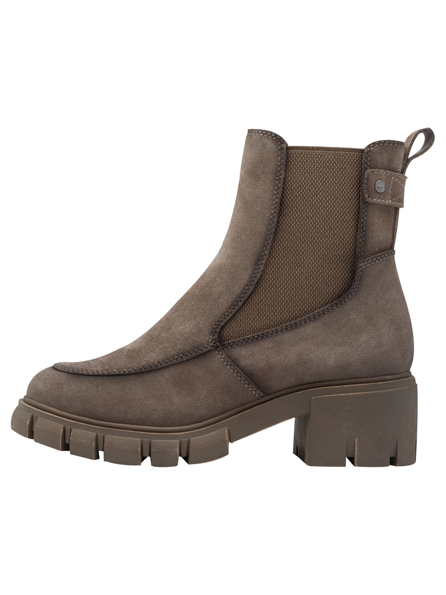 Tamaris TOUCH-IT aus Leder Blockabsatz 1-25822-45 Chelseaboots TOUCH-IT