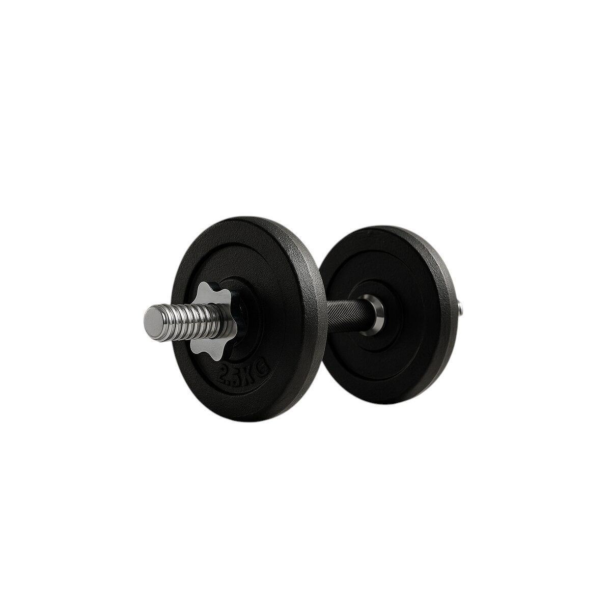 ENDURANCE Kurzhantel Dumbbell Set schwarz/grau 10kg - 1 Stück