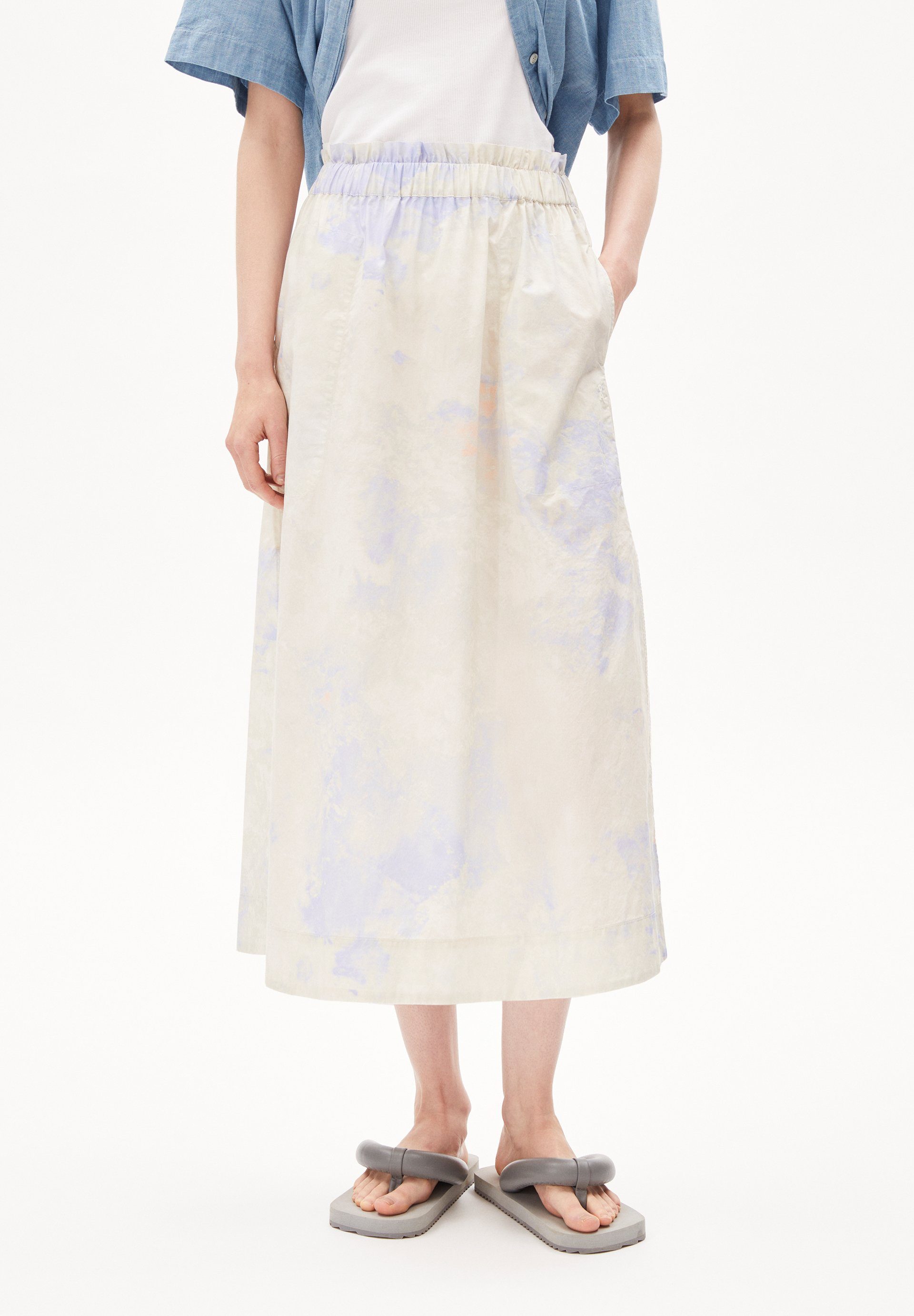 Armedangels Minirock AAIMEMI MINERAL (1-tlg., Regular Fit) Webrock Regular Fit aus Bio-Baumwolle