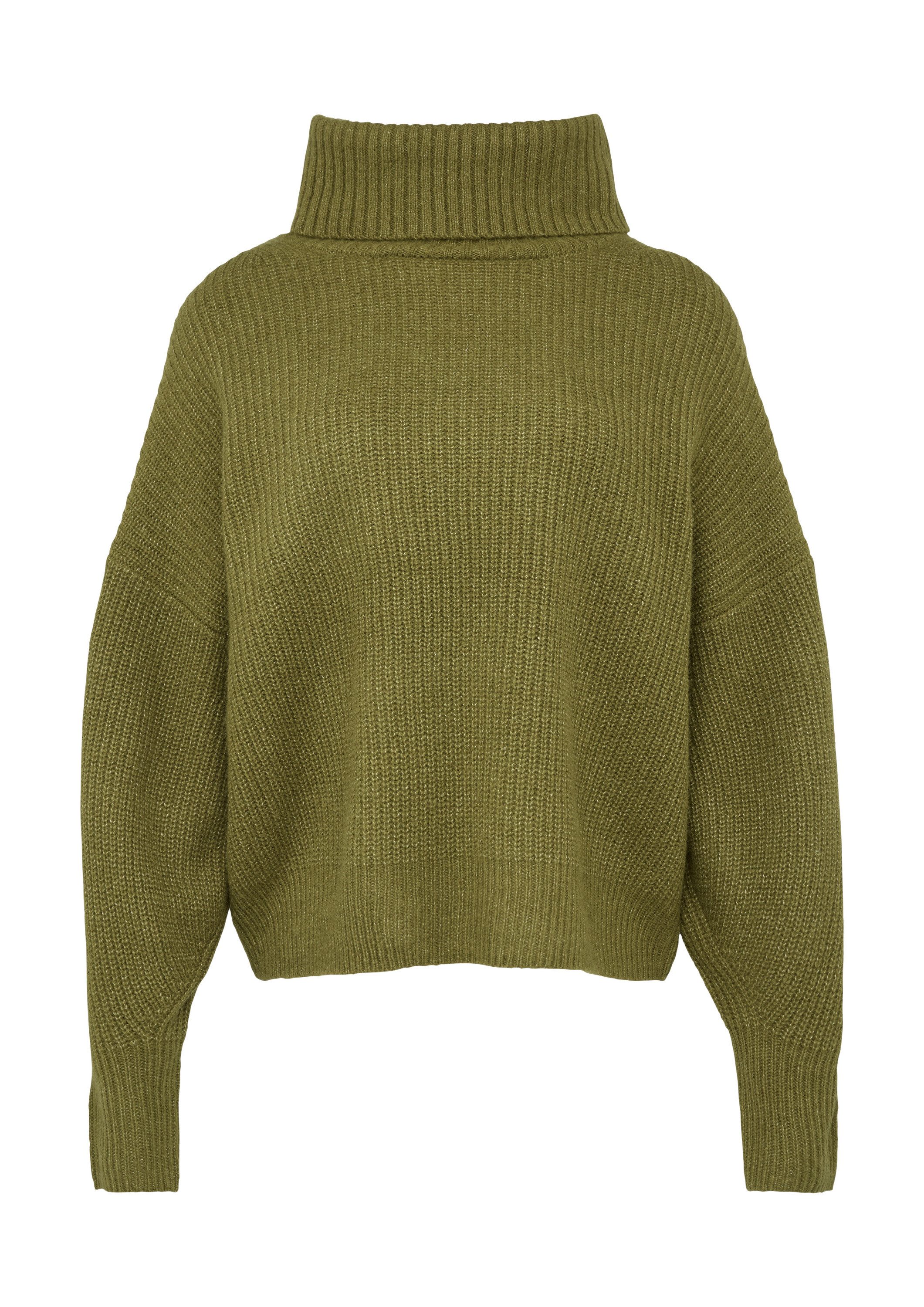 s.Oliver Longpullover Strickpullover Oversized Pullover mit Rollkragen günstig online kaufen