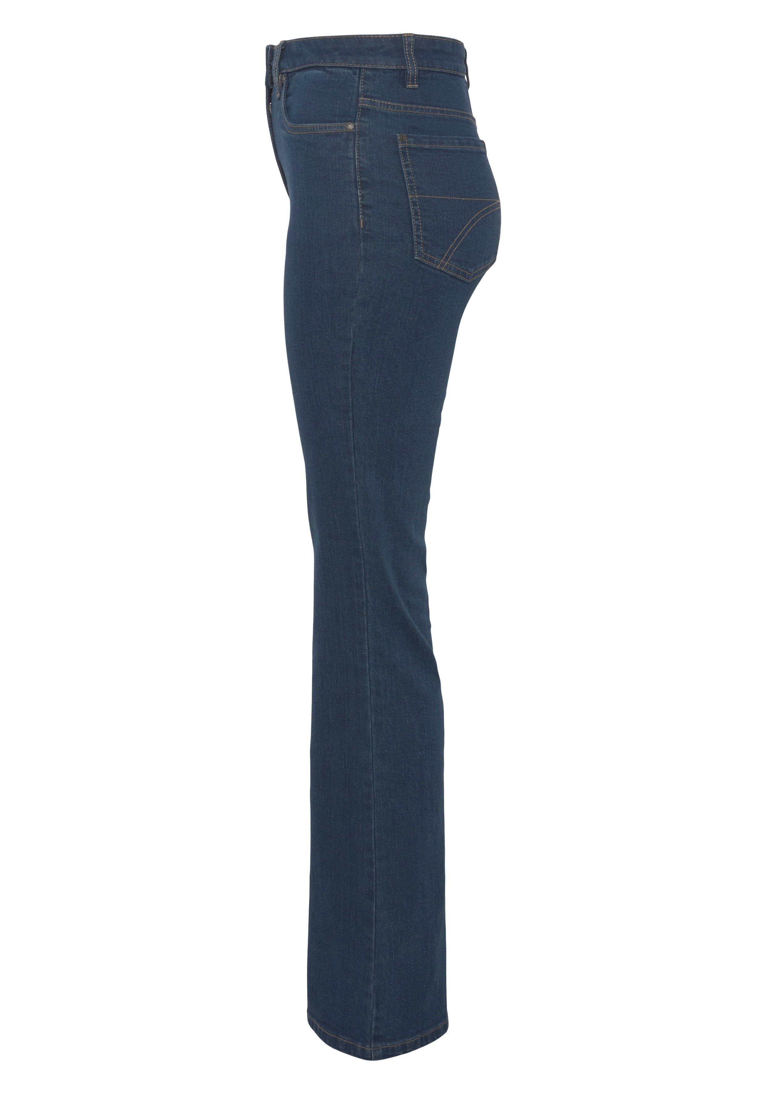 Arizona Bootcut-Jeans hohe Leibhöhe