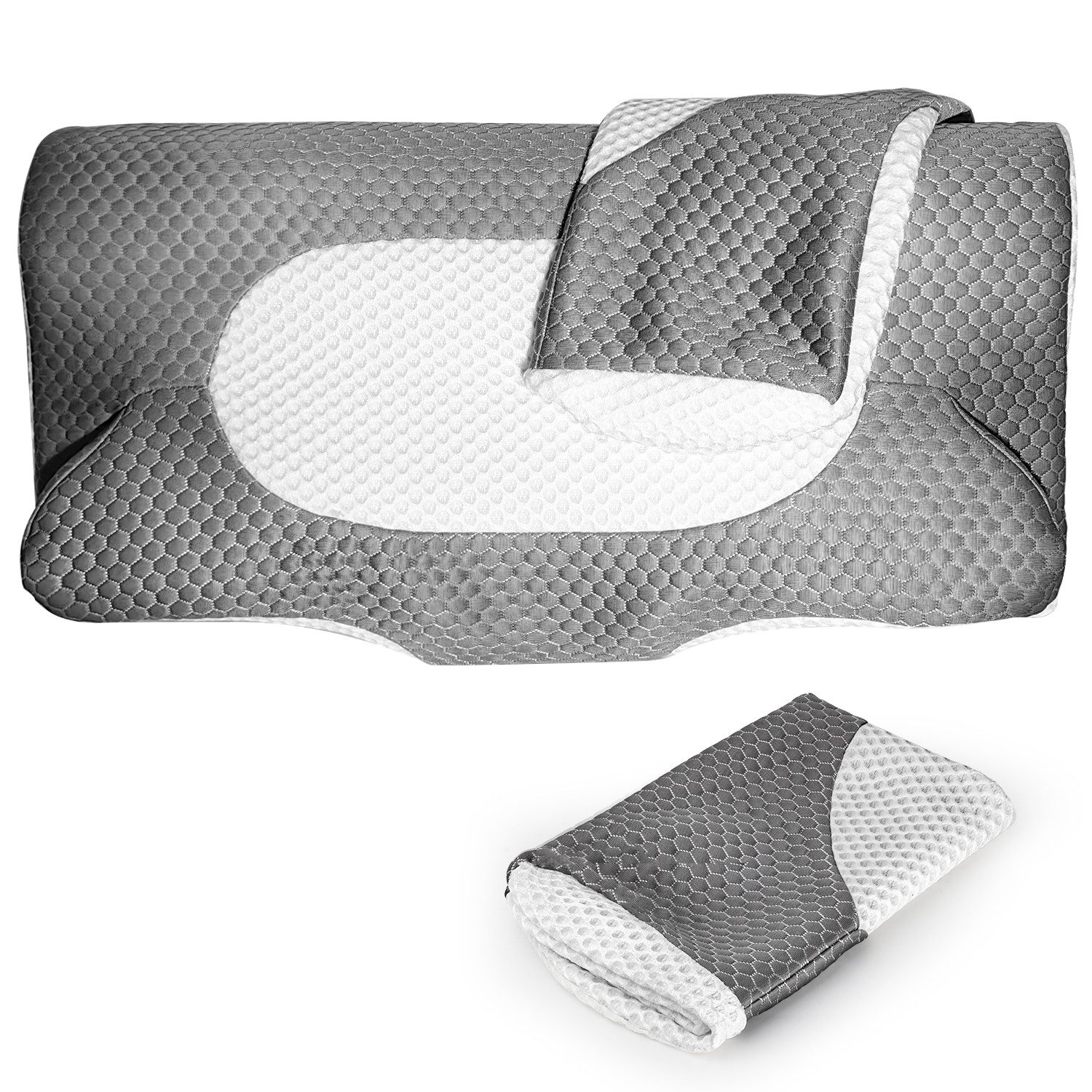 Esun Kopfkissen Memory Foam Kissen Kopfkissen, Ergonomisches Nackenkissen, günstig online kaufen