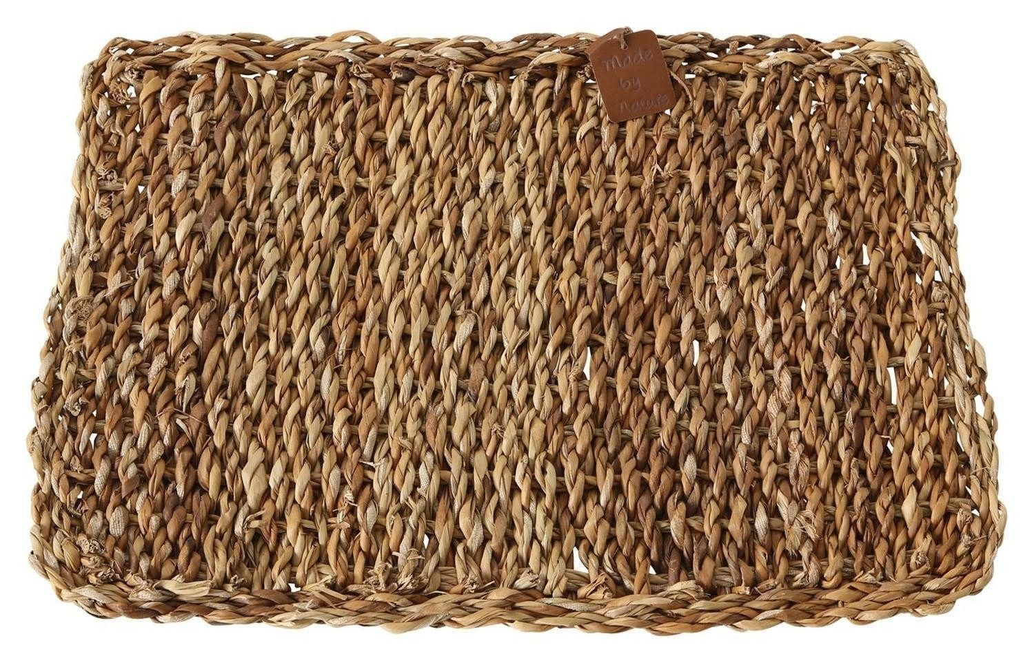 Platzset SOPHY, 41 x 30 cm, Braun, Seegras