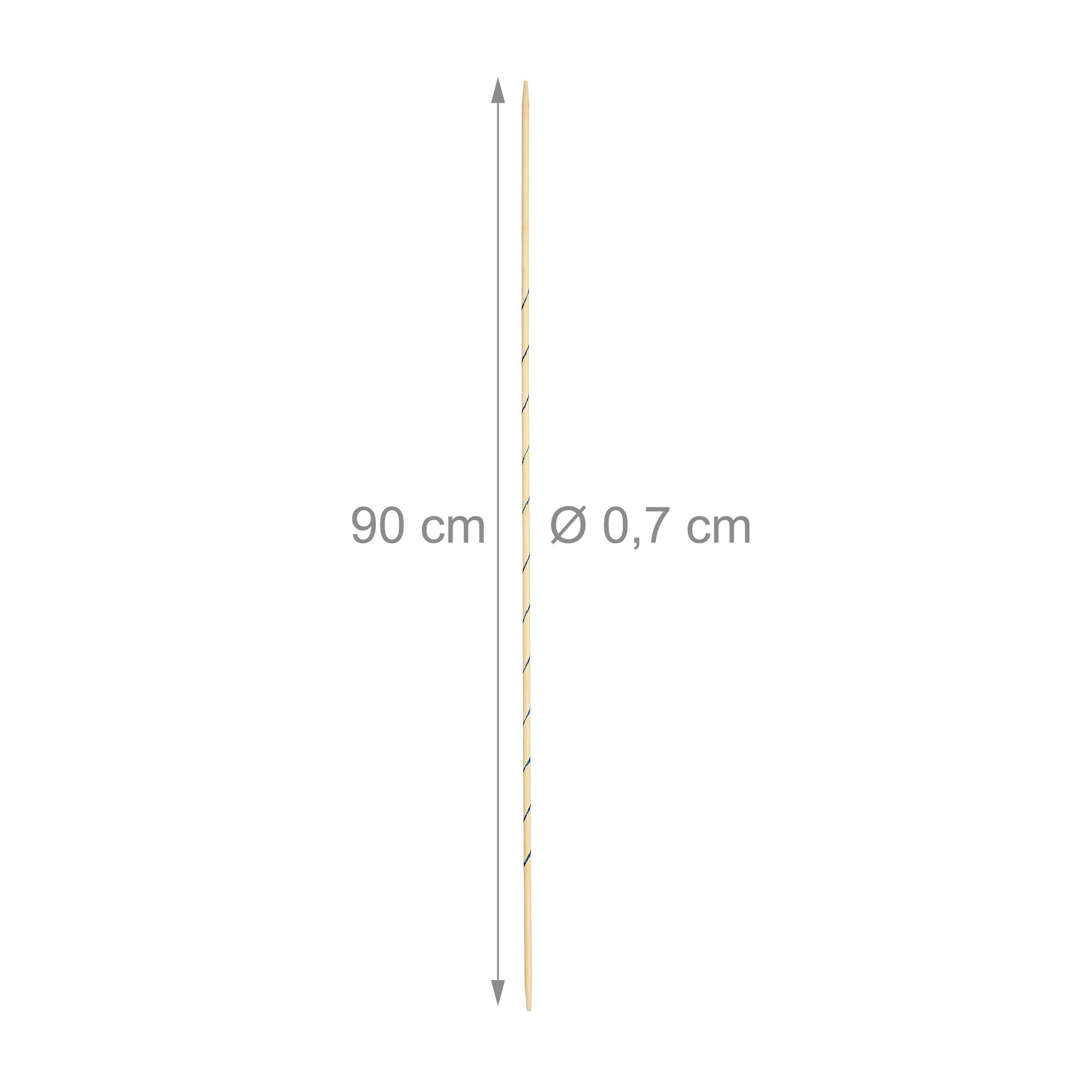 relaxdays Spiel Riesenmikado 90cm