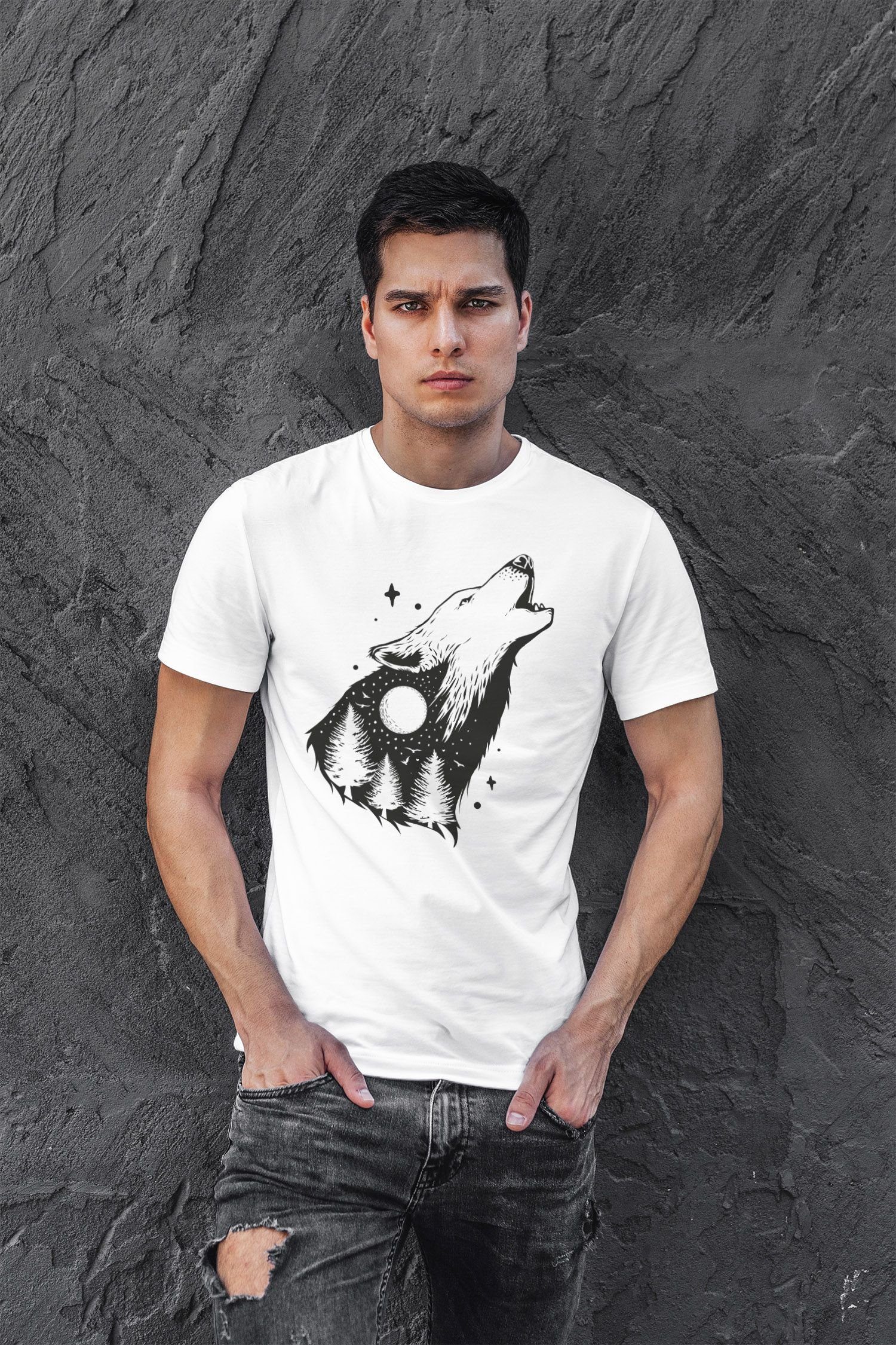 Fashion Bear Streetstyle Print-Shirt Herren Outdoor Neverless® Print mit Grizzly Natur Bär T-Shirt Adventure Neverless