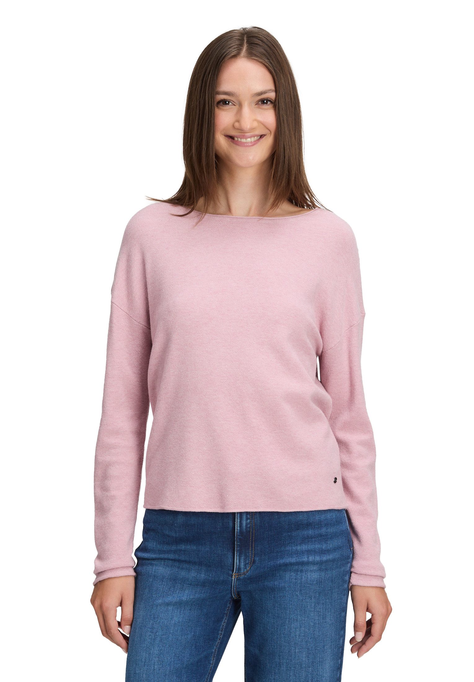 Betty&Co Strickpullover Damen Strickpullover mit Rundhalsausschnitt (1-tlg) günstig online kaufen