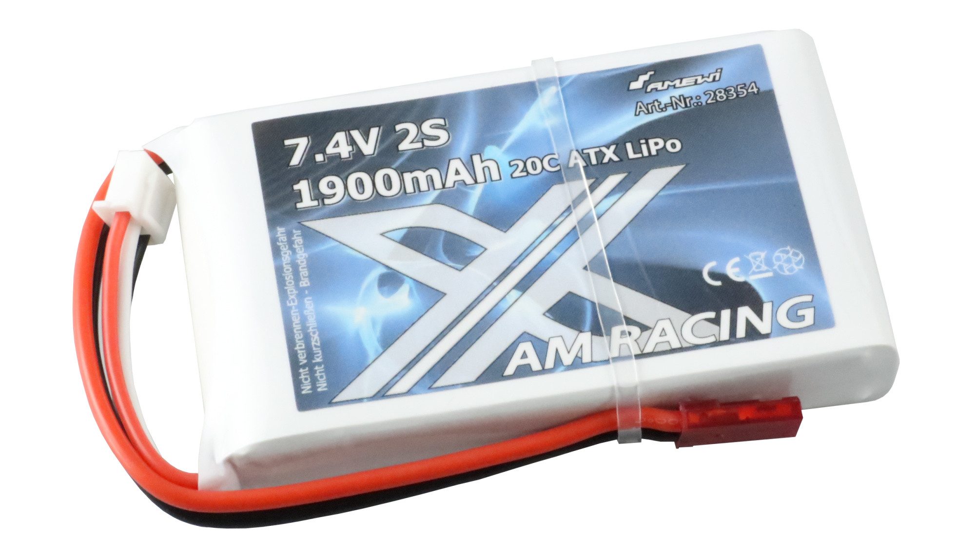 Amewi RC-Bagger Amewi ATX LiPo Akku 2S 7,4V 1900mAh 20C BEC