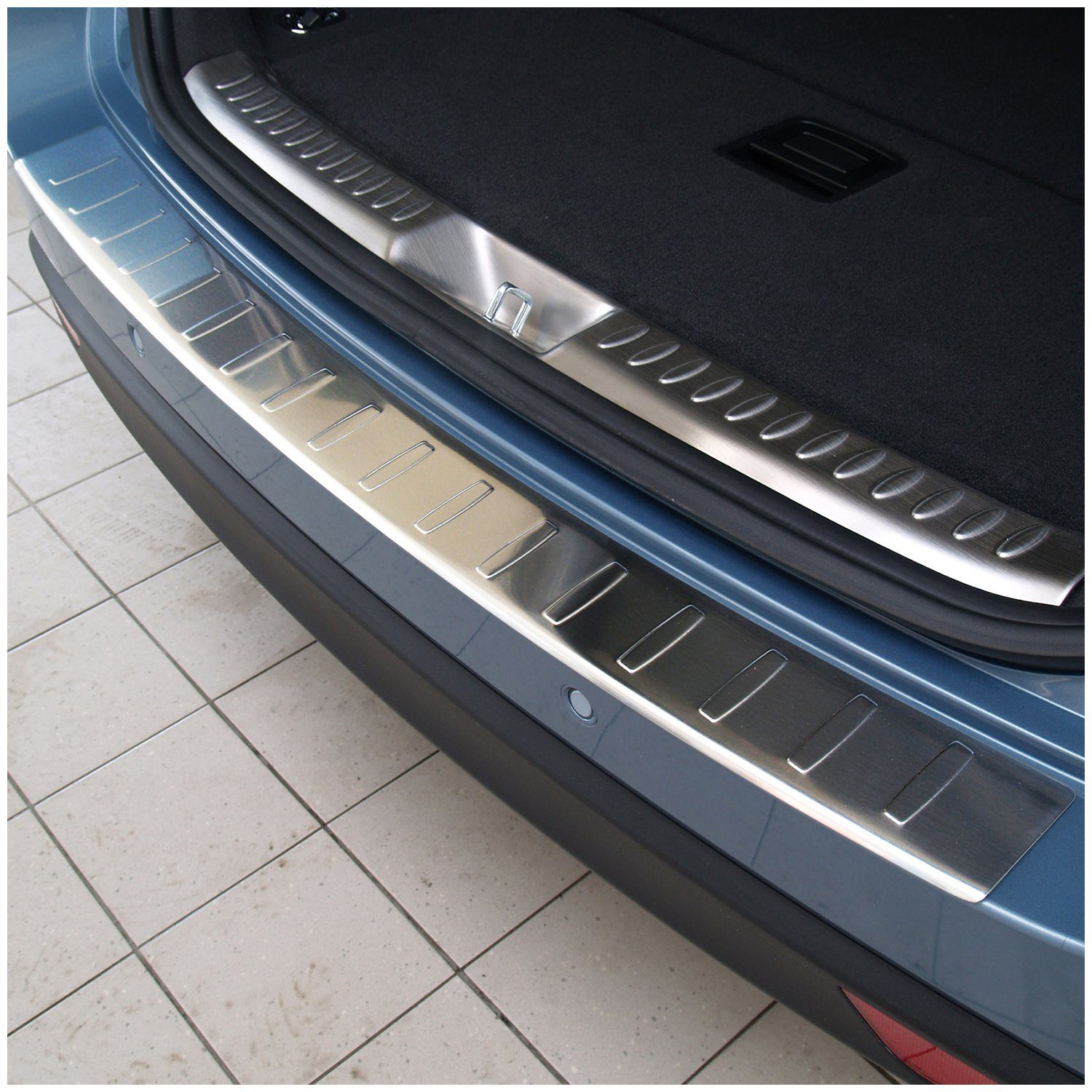 tuning-art Ladekantenschutz 682 Edelstahl passgenau für Hyundai i40 CW 2011-2019