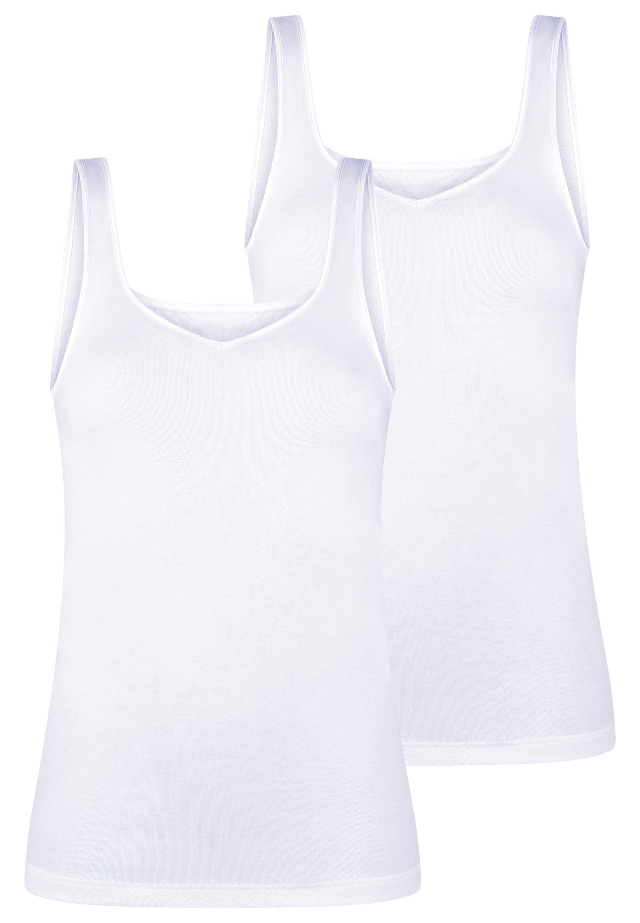 Mey Unterhemd 2er Pack Noblesse (Spar-Set, 2-St) Unterhemd / Tanktop - Baumwolle