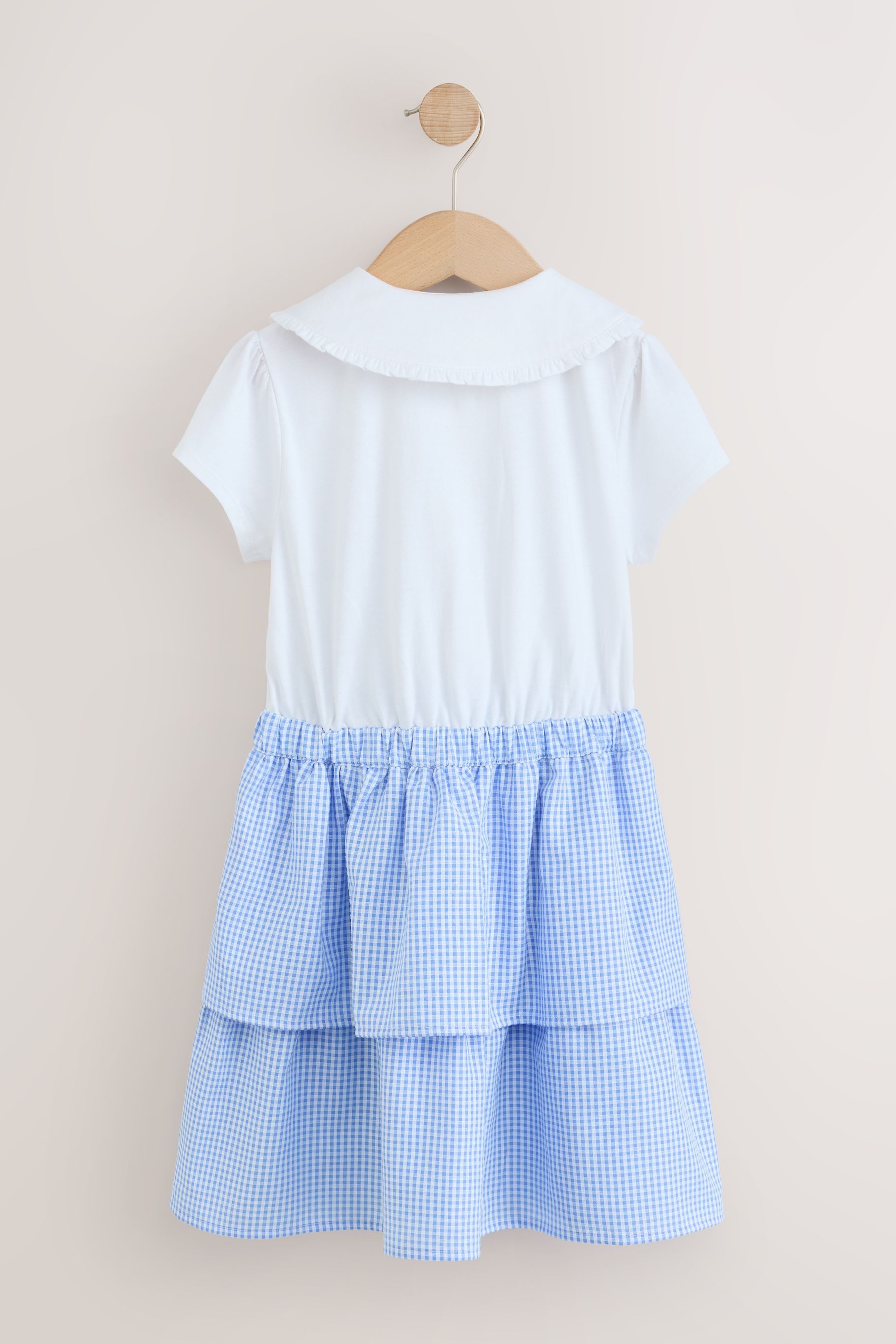 Next Volantkleid Gestuftes Rara-Twofer-Kleid mit Vichykaros (1-tlg) – Bild 2 von 4
