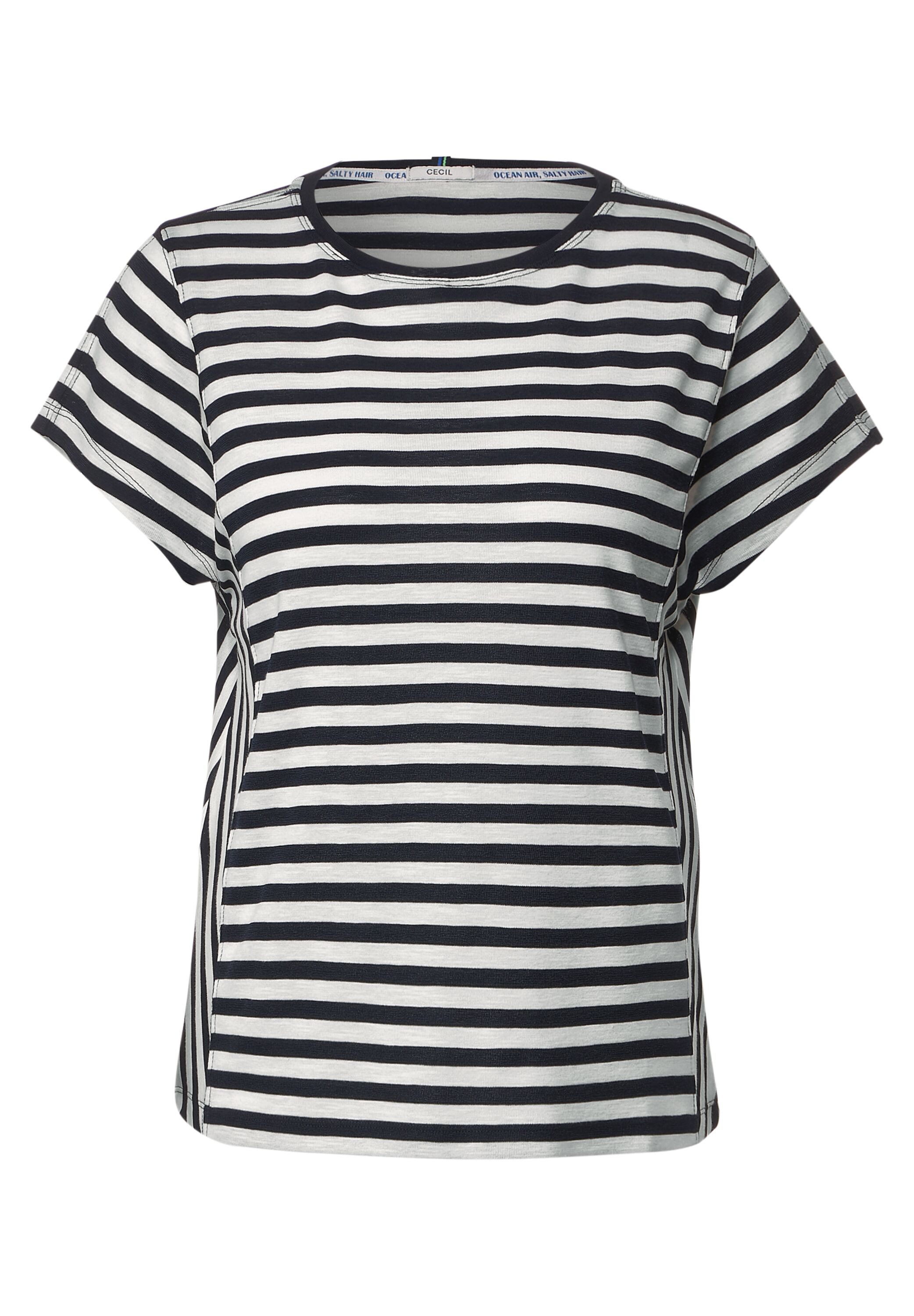 CECIL T-Shirt Lässiges Streifenshirt