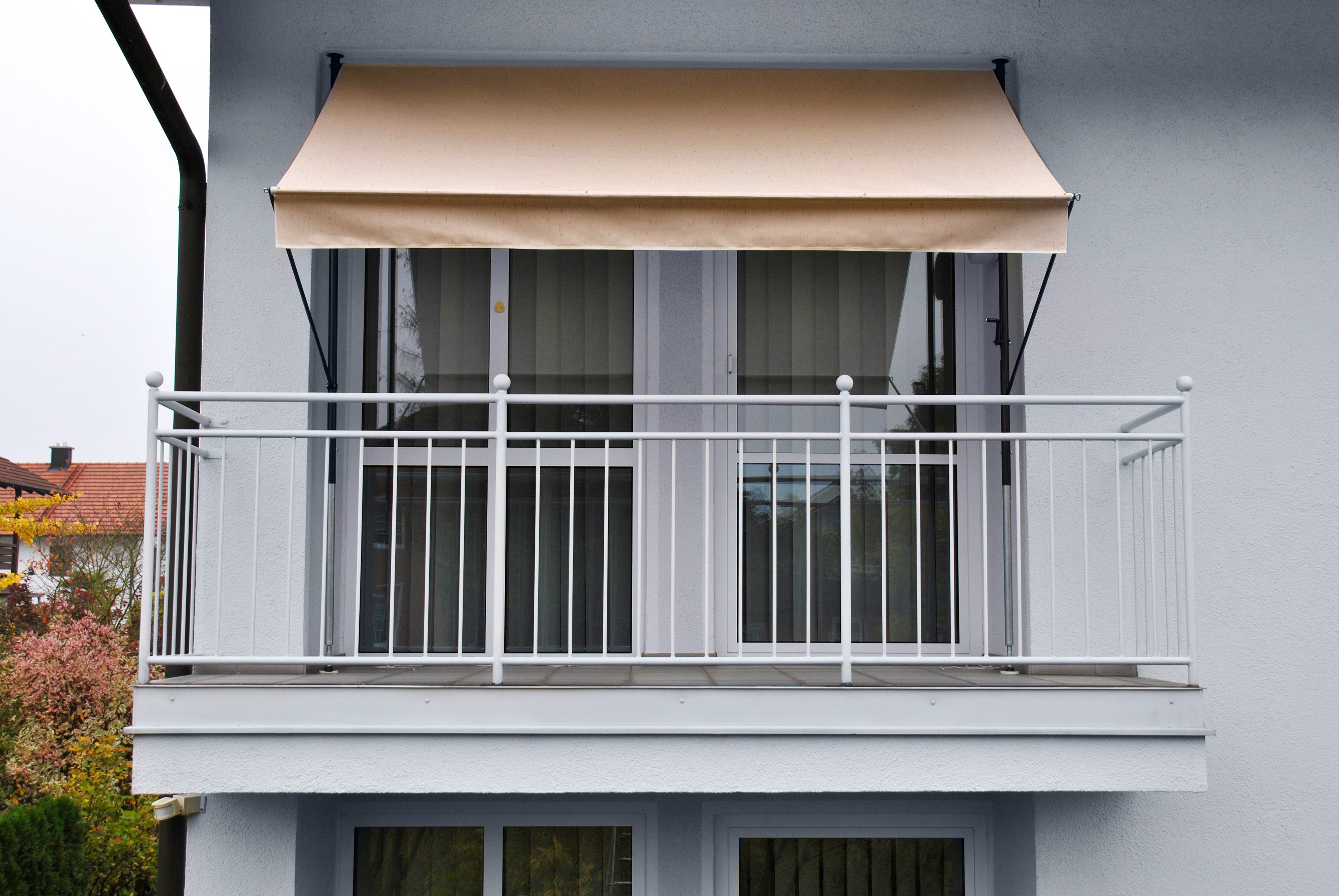 Angerer Freizeitmöbel Klemmmarkise beige, Ausfall: 150 cm, versch. Breiten